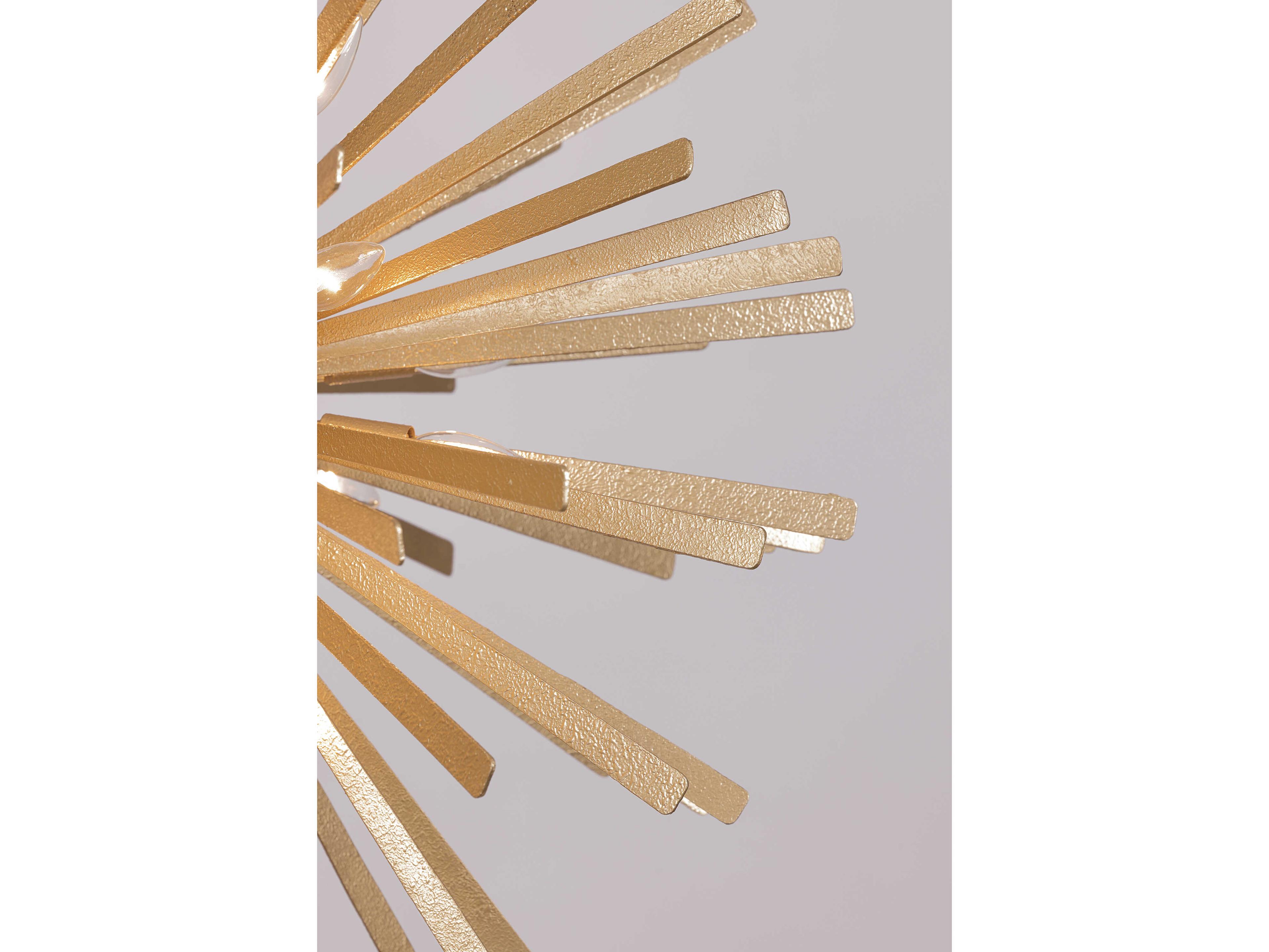 Metropolitan Confluence 16-Light Piastra Gold Sputnik Pendant