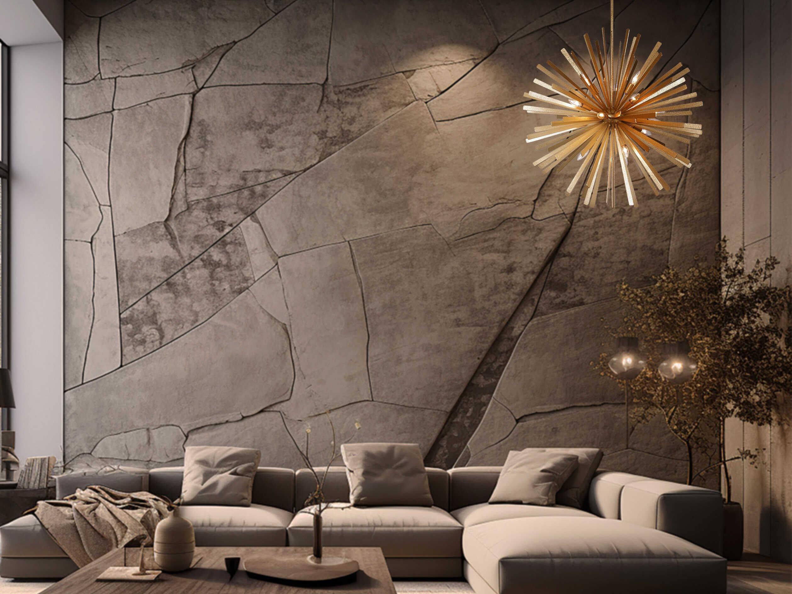 Metropolitan Confluence 16-Light Piastra Gold Sputnik Pendant