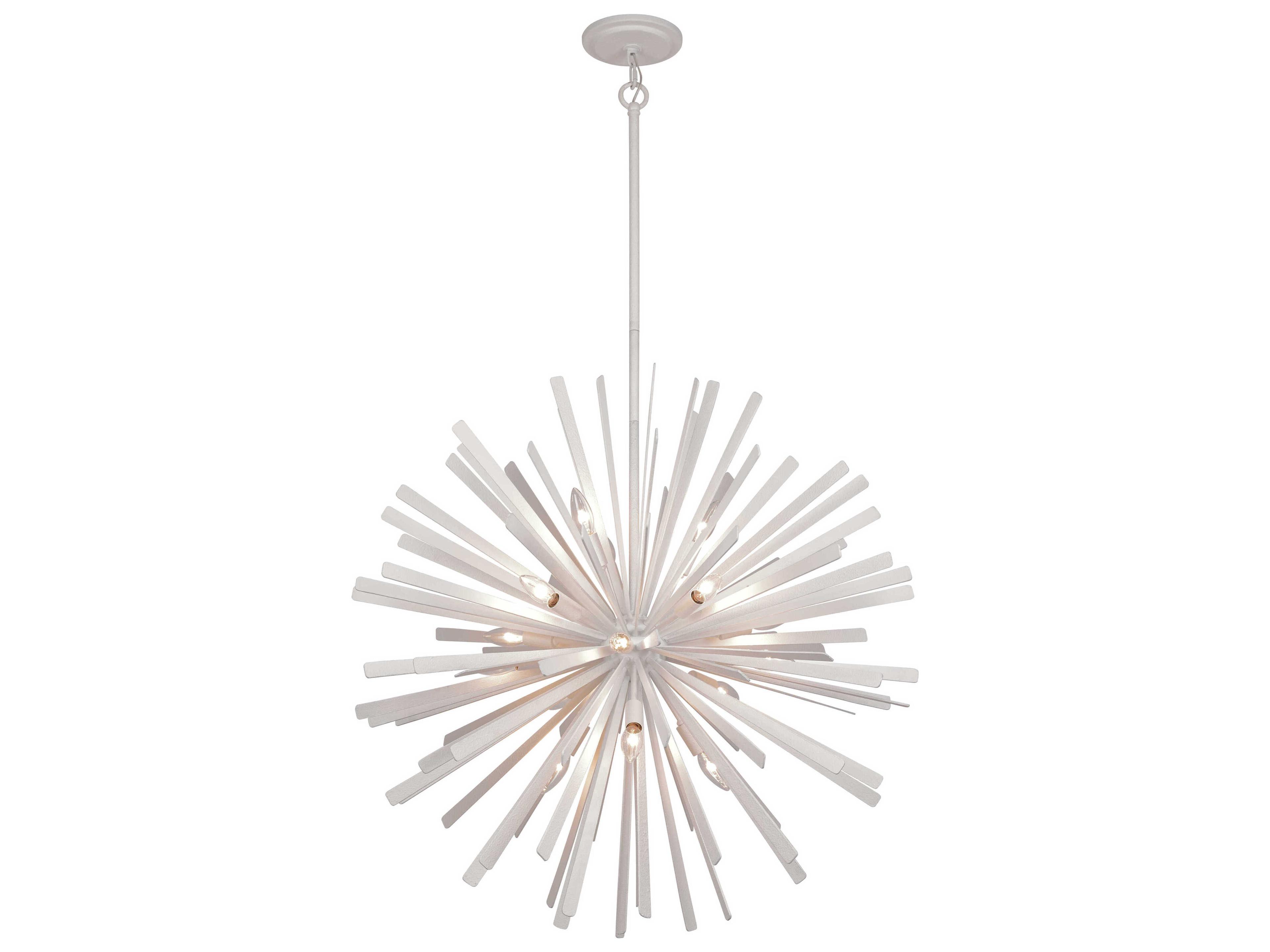 Metropolitan Confluence 16-Light Piastra White Sputnik Pendant