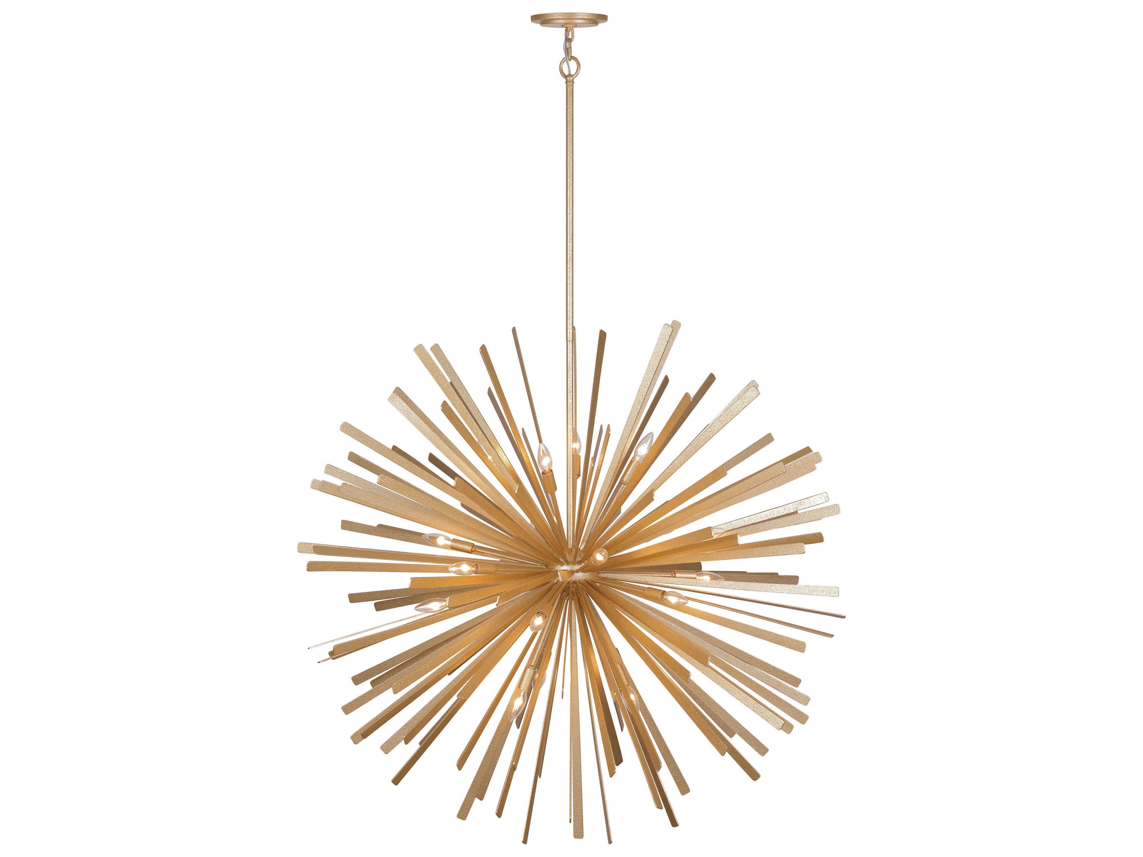 Metropolitan Confluence 20-Light Piastra Gold Sputnik Pendant
