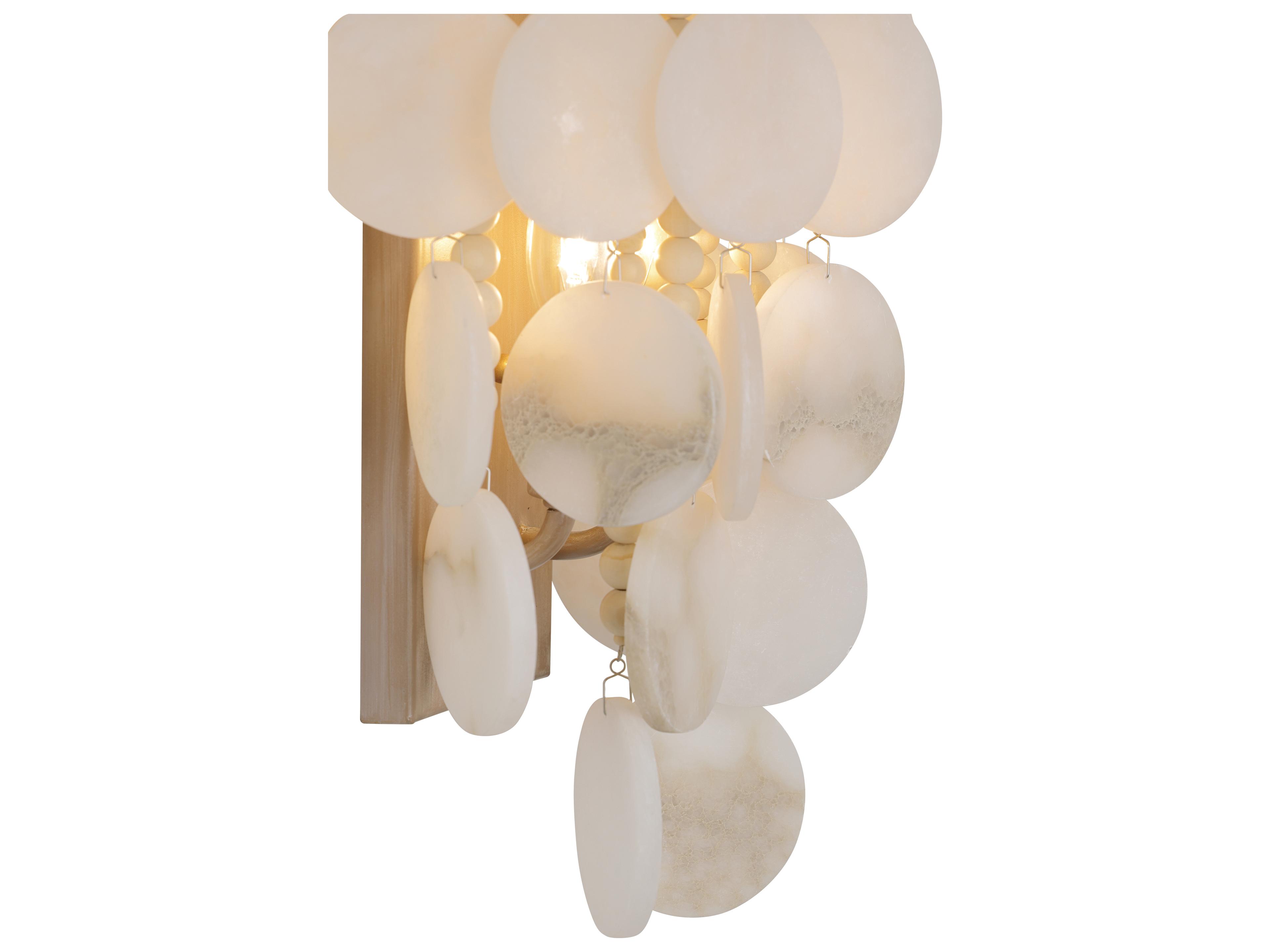 Metropolitan Aurelias Cove 2-Light Autumn White Wall Sconce