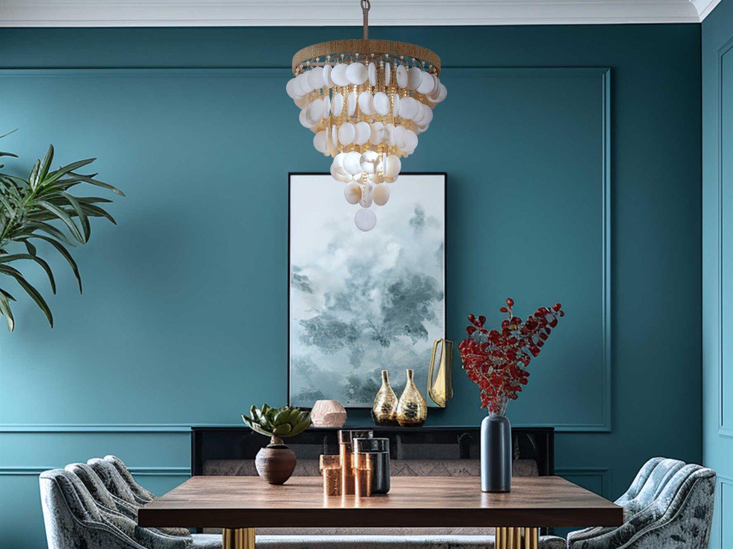 Metropolitan Aurelias Cove 8-Light Autumn White Pendant