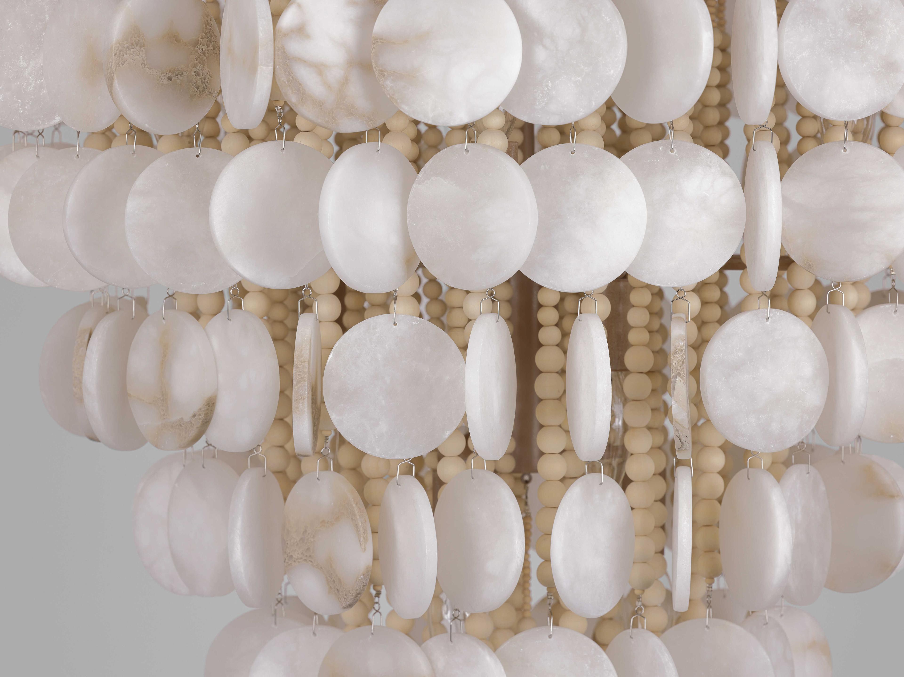 Metropolitan Aurelias Cove 12-Light Autumn White Tiered Pendant