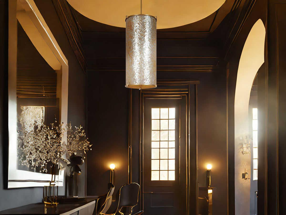 Metropolitan Sommers Bend 6-Light Fawn Gold Cylinder Pendant