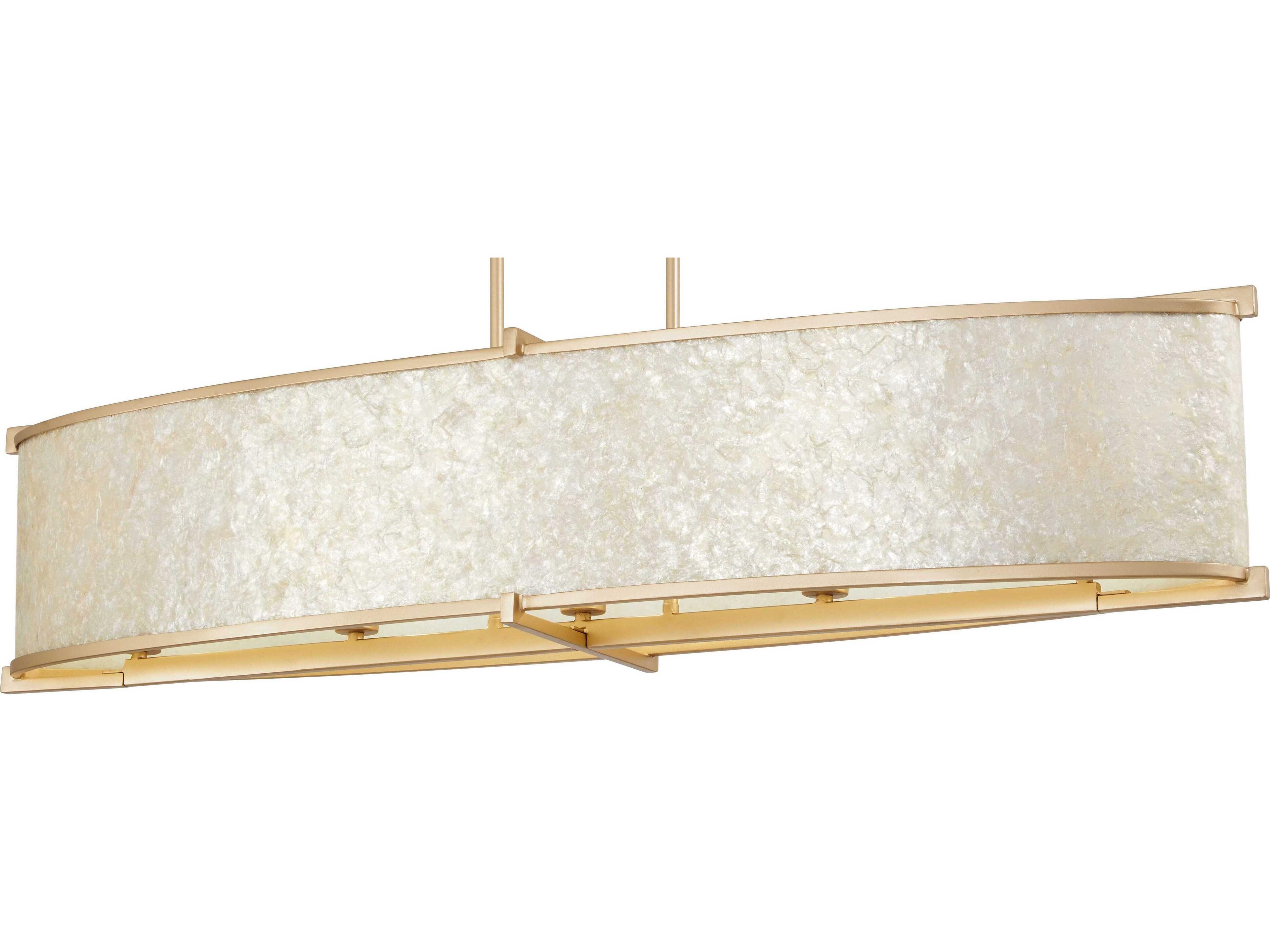 Metropolitan Sommers Bend 5-Light Fawn Gold Island Pendant