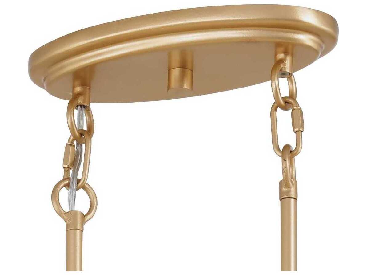 Metropolitan Sommers Bend 5-Light Fawn Gold Island Pendant