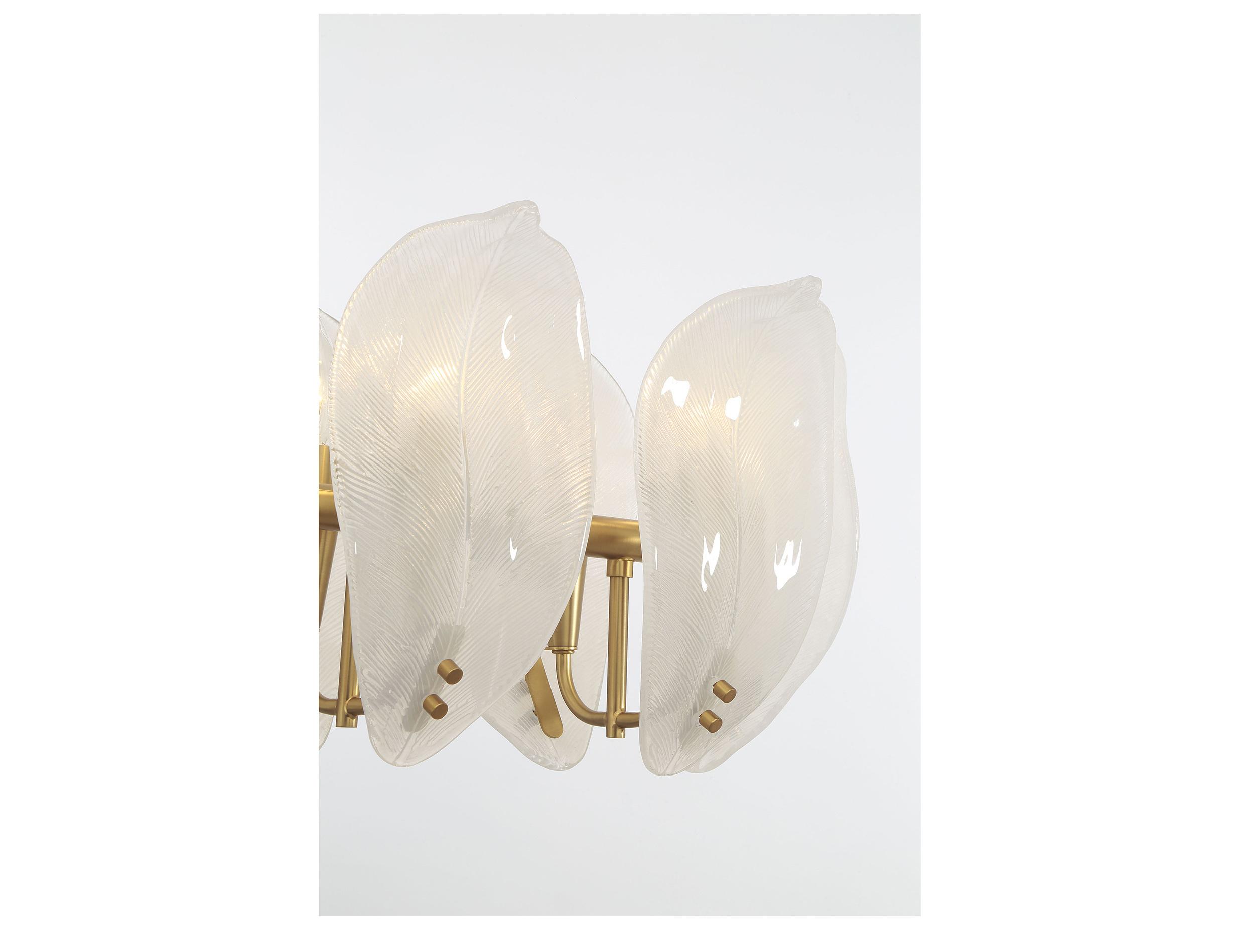 Metropolitan Orchid 14-Light Legacy Brass Island Pendant