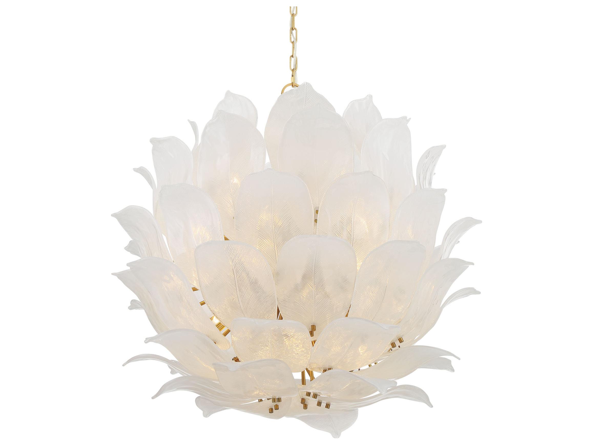 Metropolitan Orchid 24-Light Legacy Brass Pendant