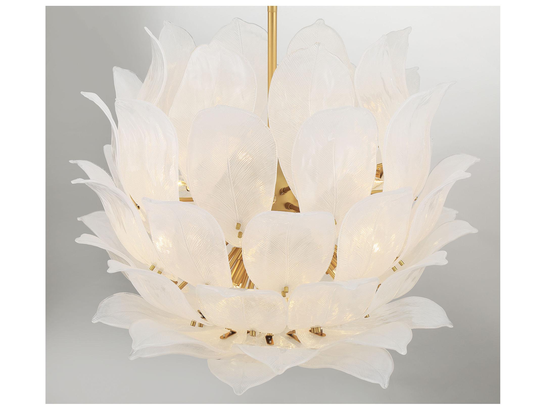 Metropolitan Orchid 24-Light Legacy Brass Pendant