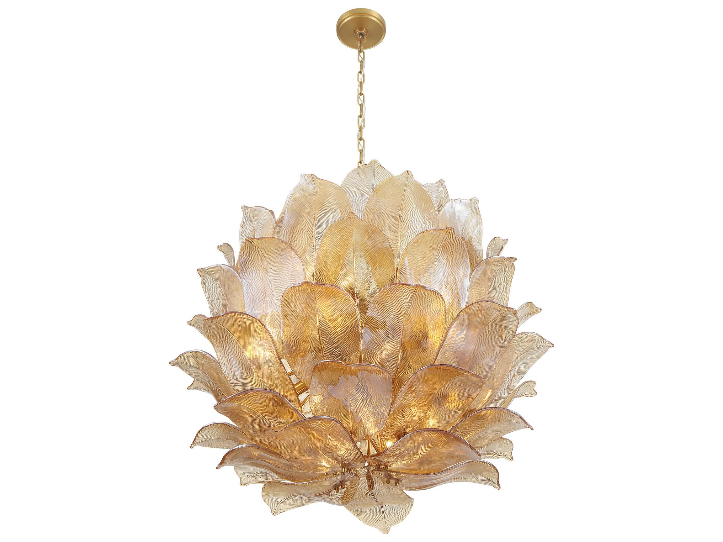 Metropolitan Orchid 24-Light Legacy Brass Pendant