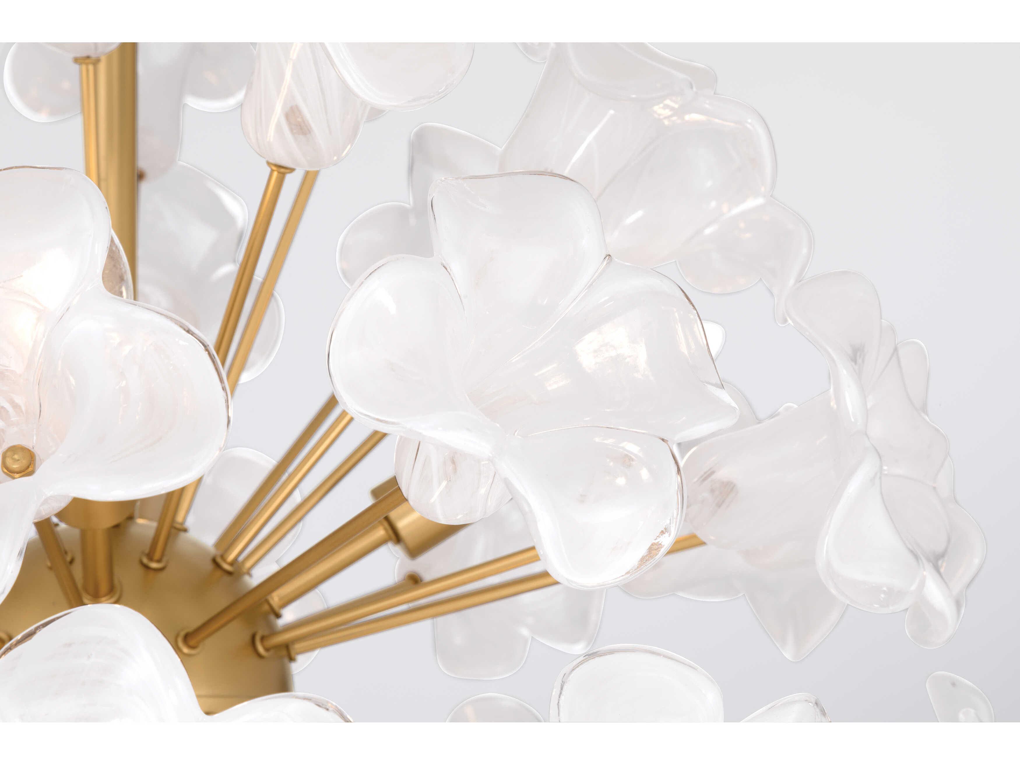 Metropolitan Bloome 8-Light Legacy Brass Pendant