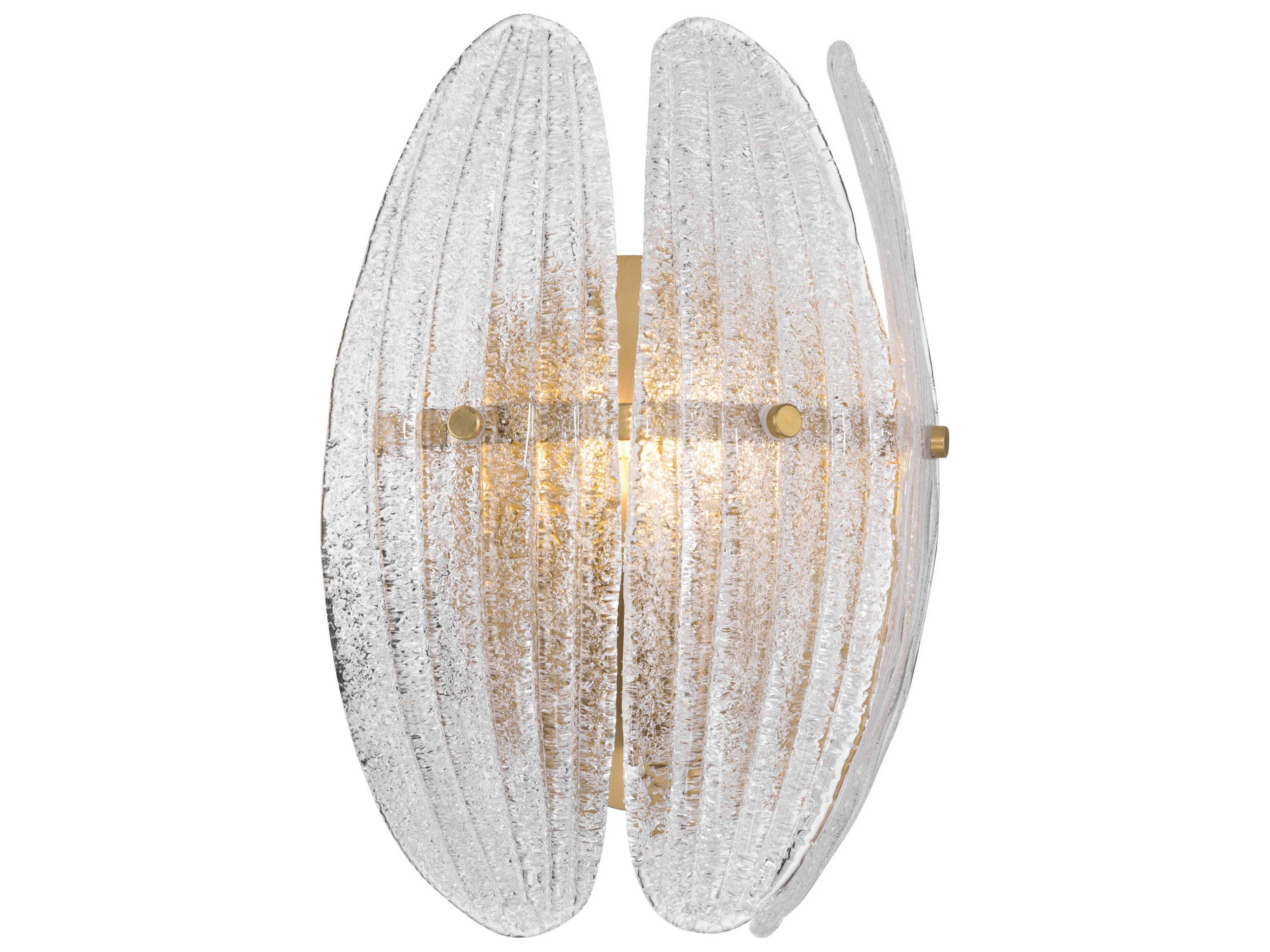 Metropolitan Marclaire 1-Light Legacy Brass Wall Sconce