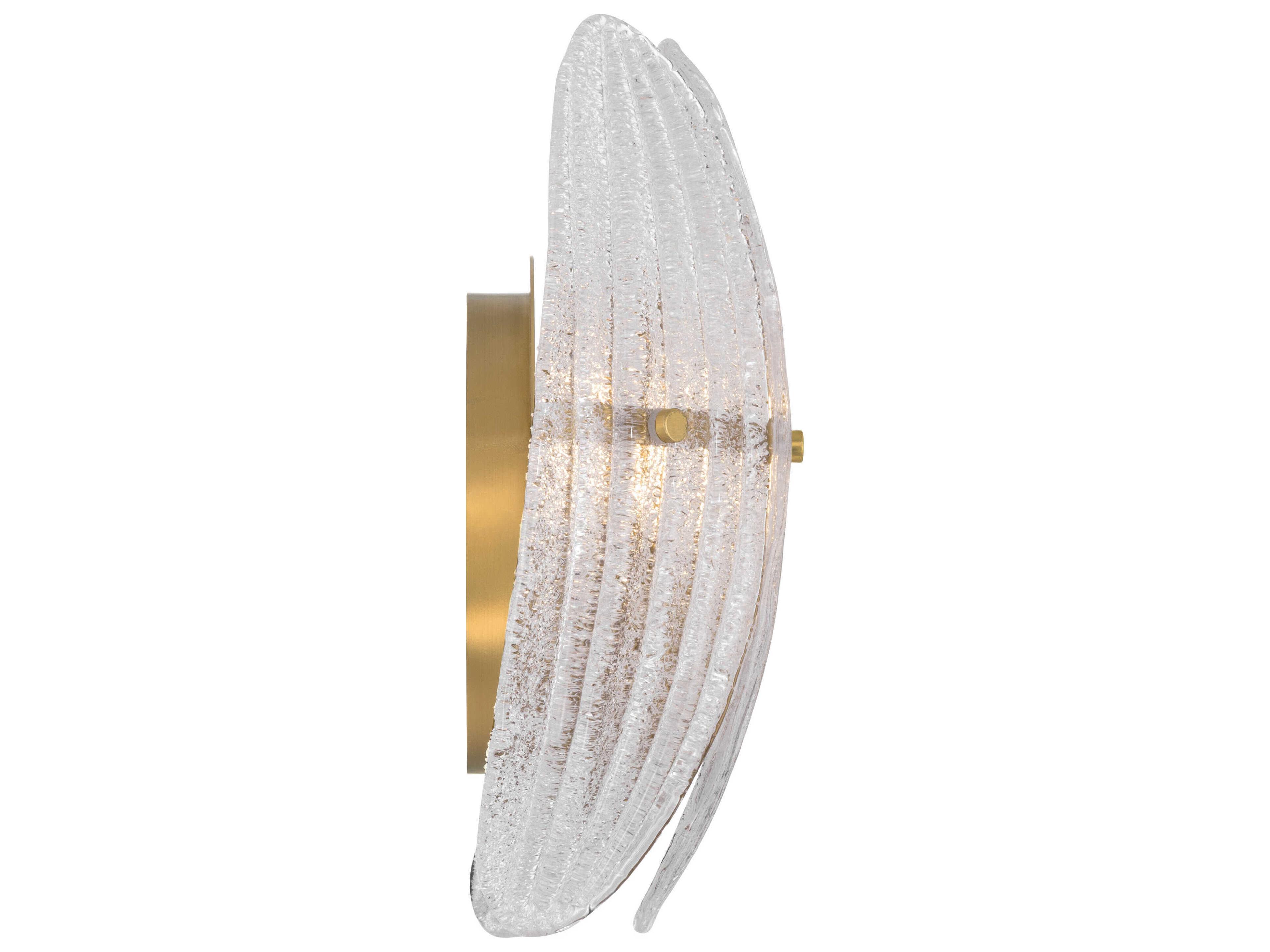 Metropolitan Marclaire 1-Light Legacy Brass Wall Sconce
