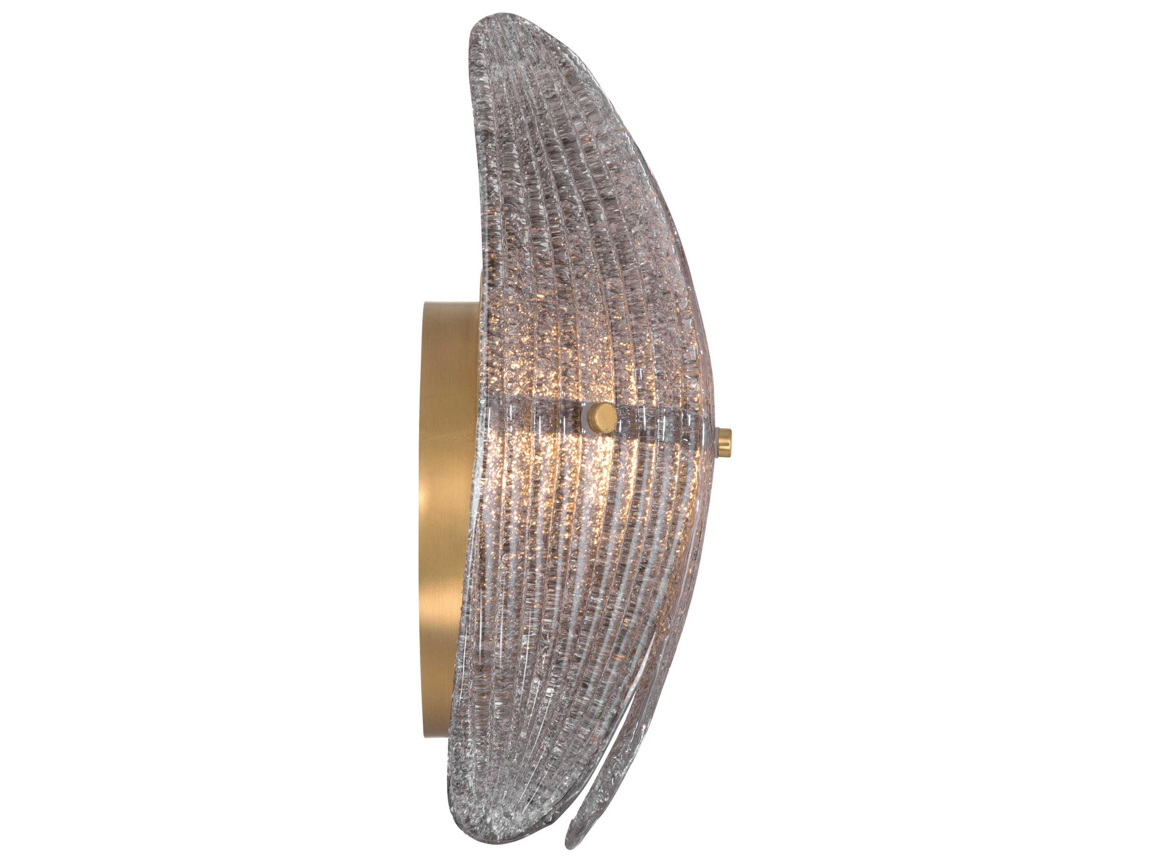 Metropolitan Marclaire 1-Light Legacy Brass Wall Sconce