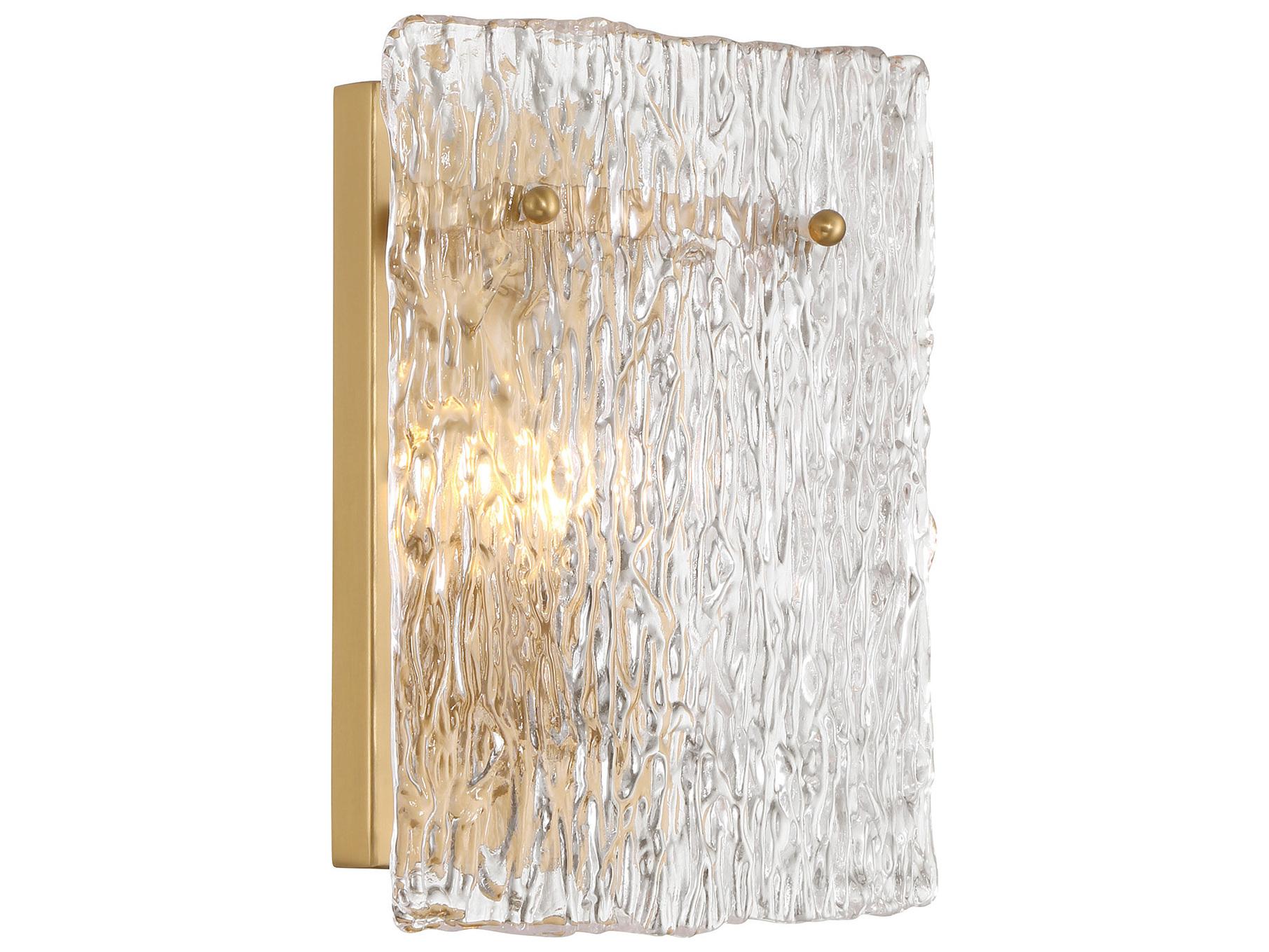 Metropolitan Brookstreet 1-Light Legacy Brass Wall Sconce