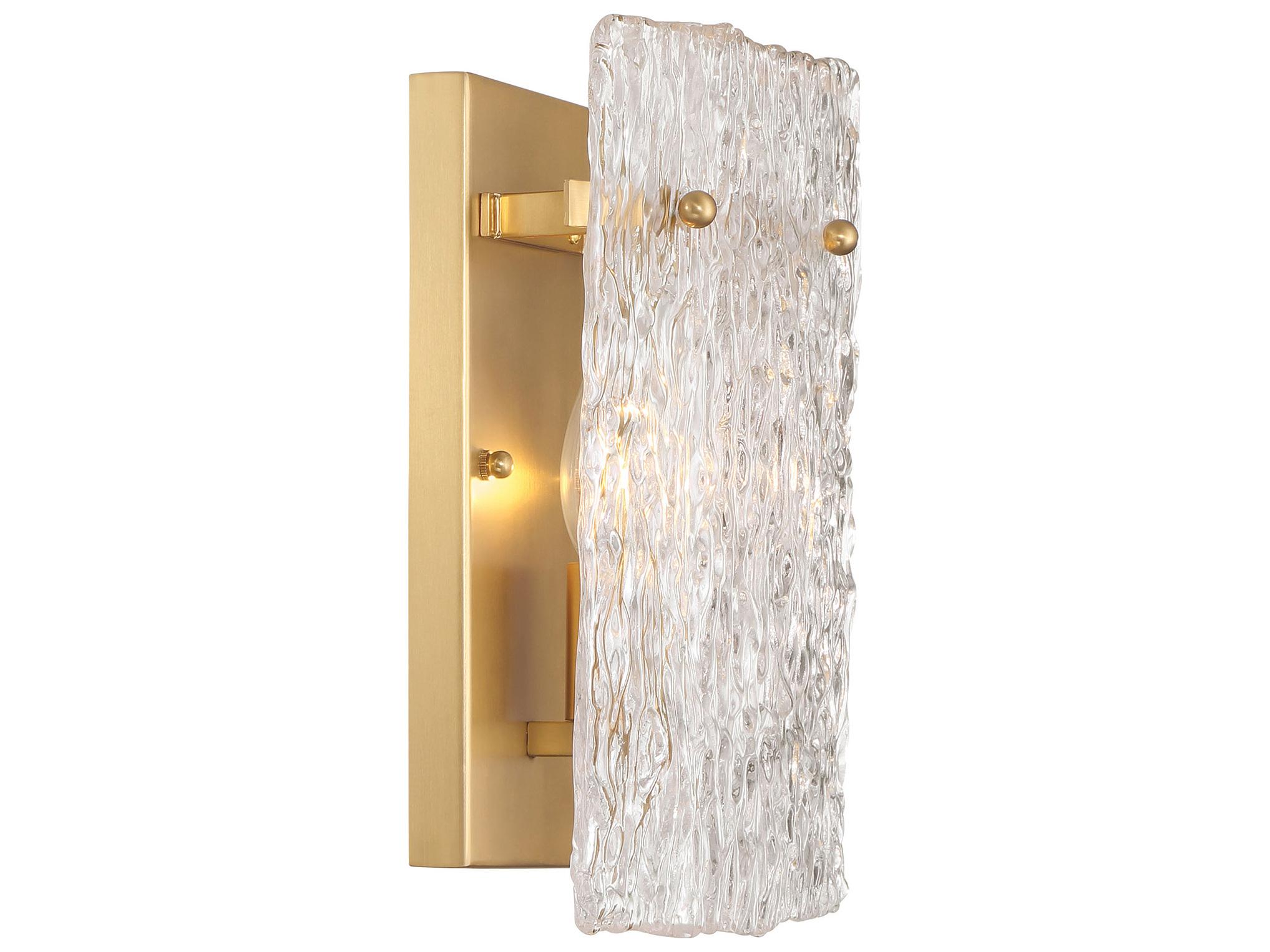 Metropolitan Brookstreet 1-Light Legacy Brass Wall Sconce