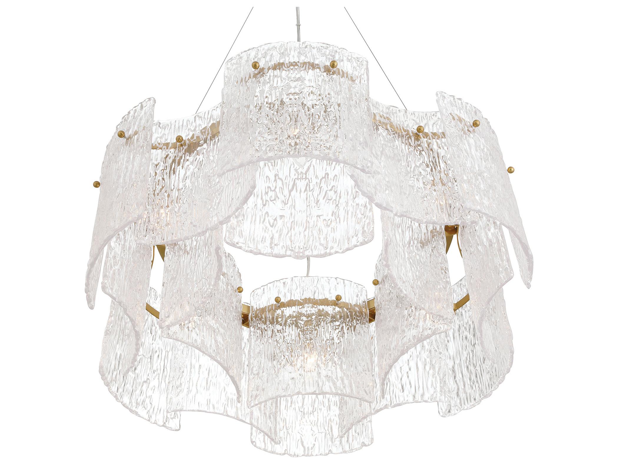 Metropolitan Brookstreet 6-Light Legacy Brass Drum Pendant