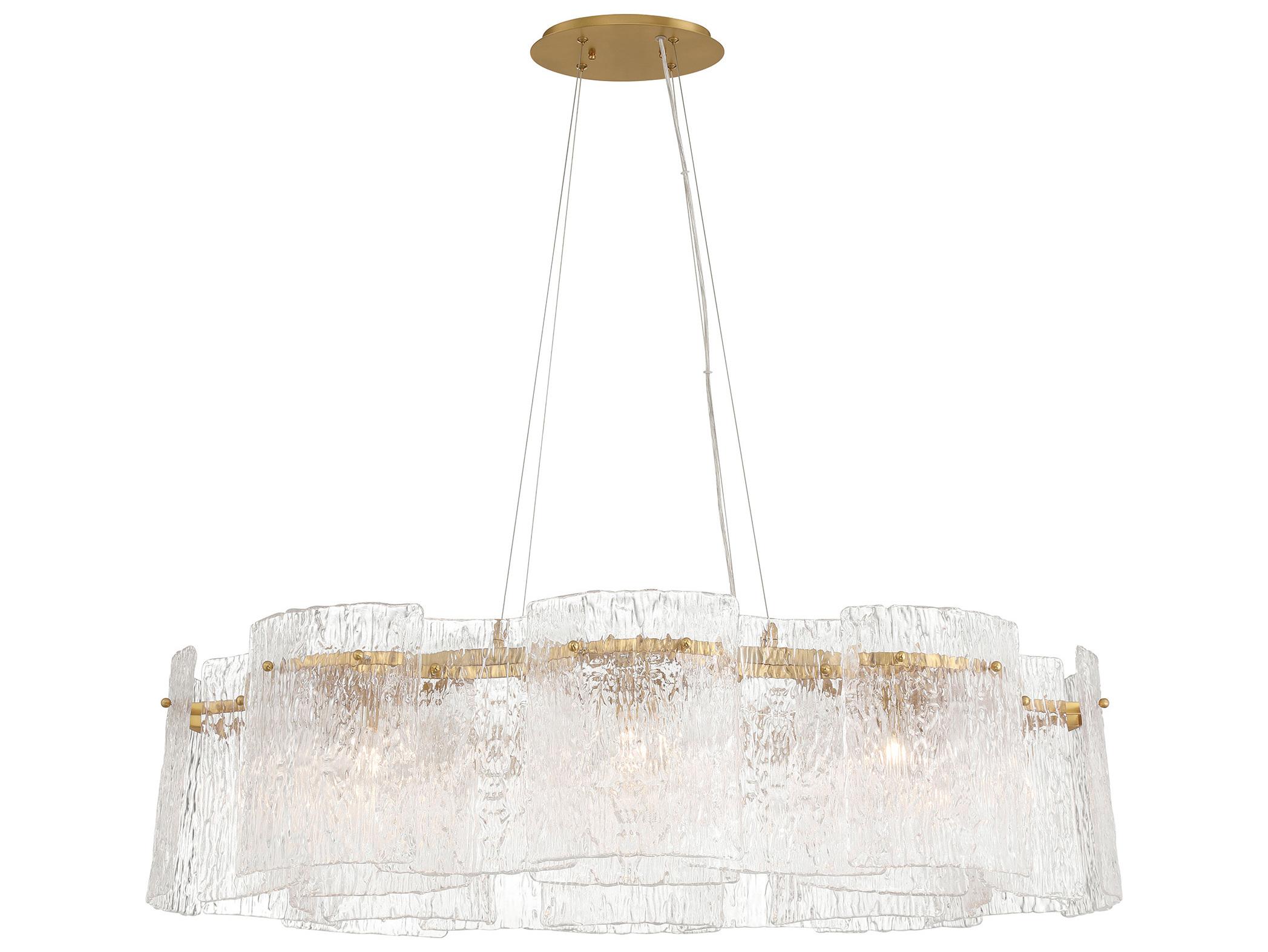 Metropolitan Brookstreet 8-Light Legacy Brass Drum Pendant