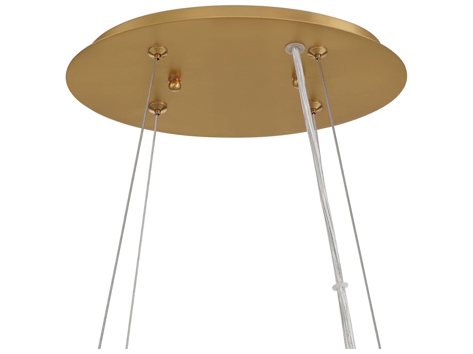 Metropolitan Brookstreet 8-Light Legacy Brass Drum Pendant