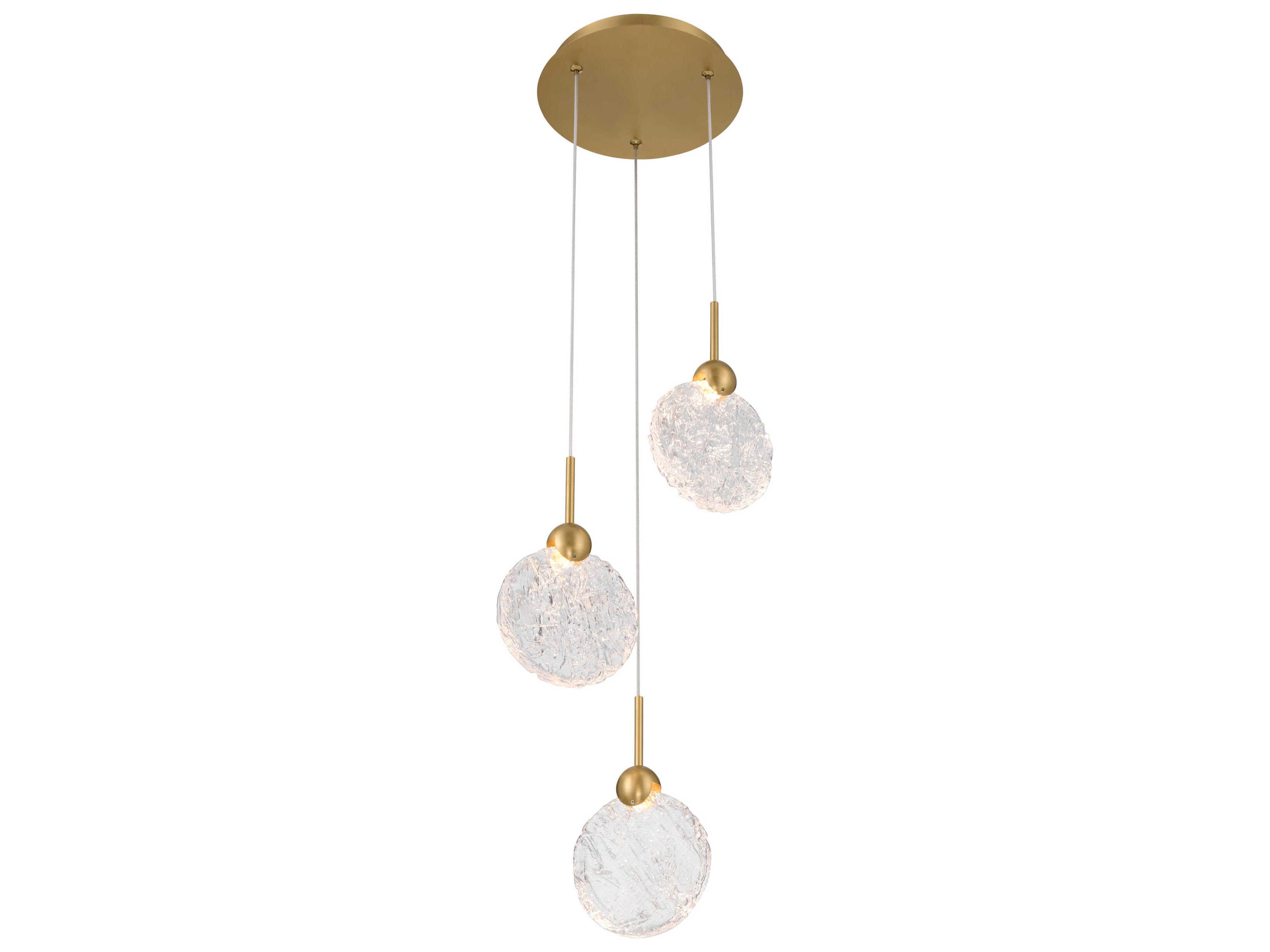 Metropolitan Briselle Legacy Brass Round Pendant
