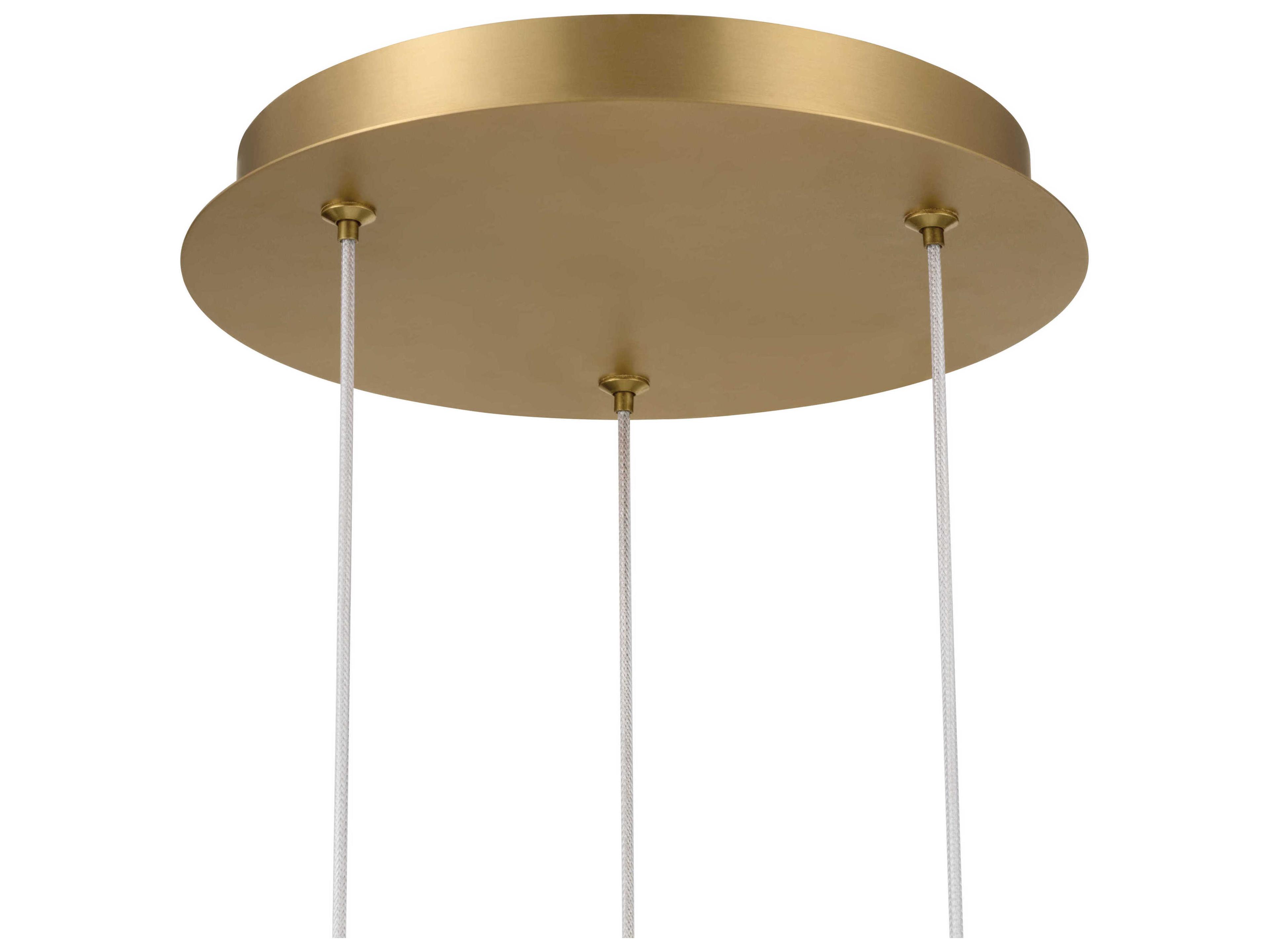 Metropolitan Briselle Legacy Brass Round Pendant