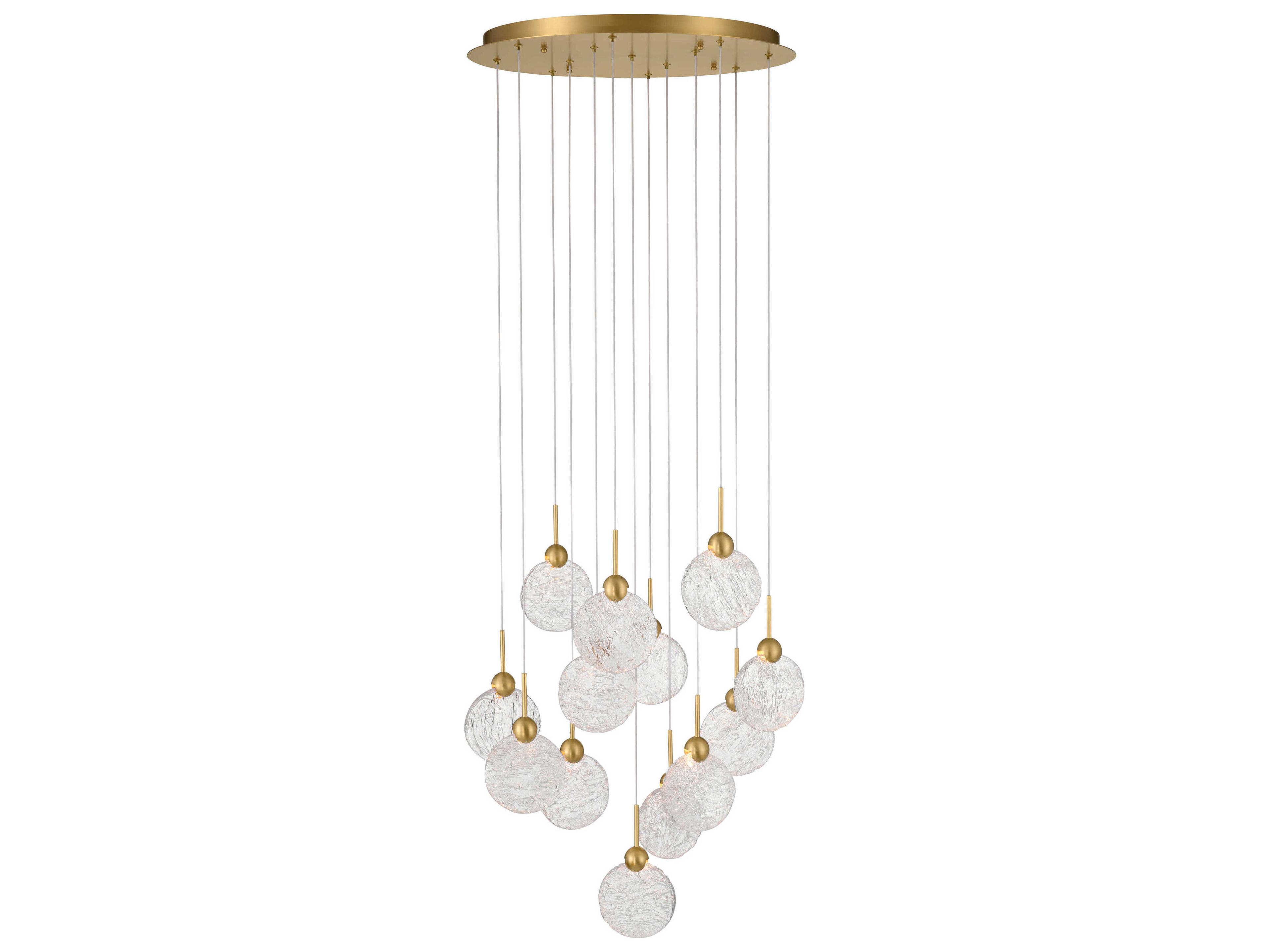Metropolitan Briselle Legacy Brass Round Pendant