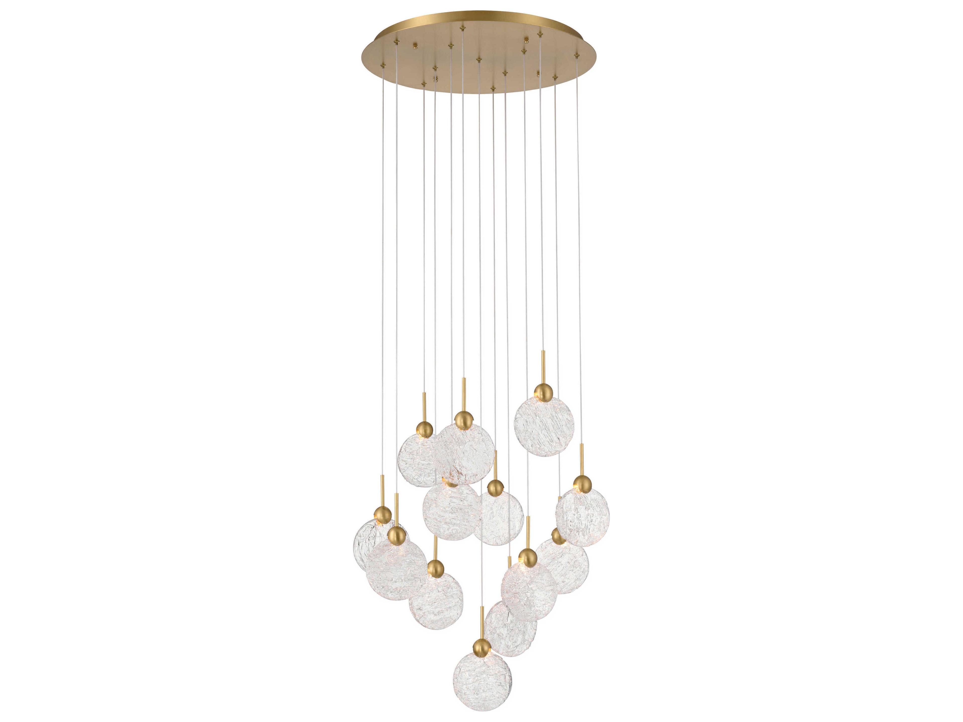 Metropolitan Briselle Legacy Brass Round Pendant