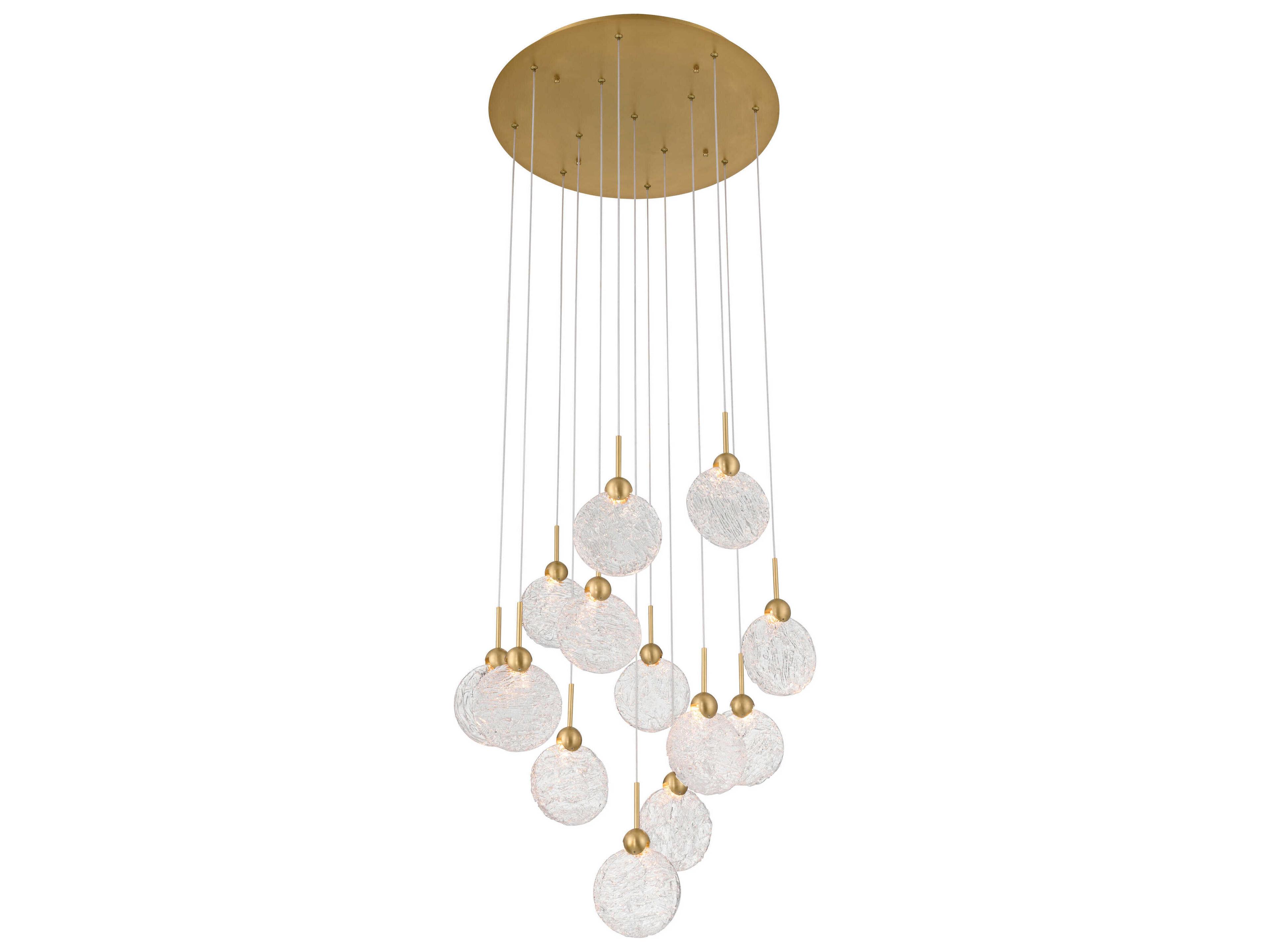 Metropolitan Briselle Legacy Brass Round Pendant
