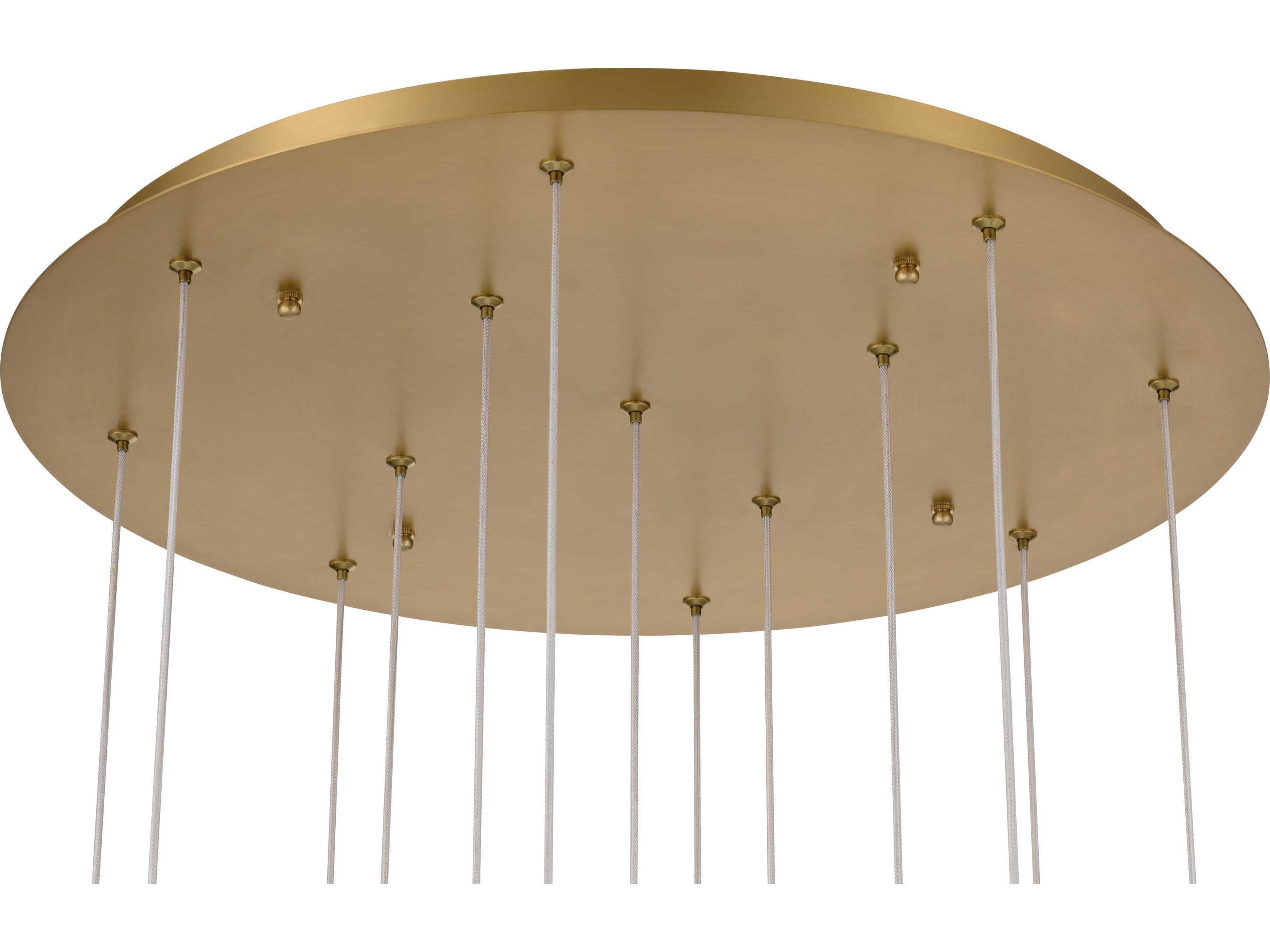 Metropolitan Briselle Legacy Brass Round Pendant