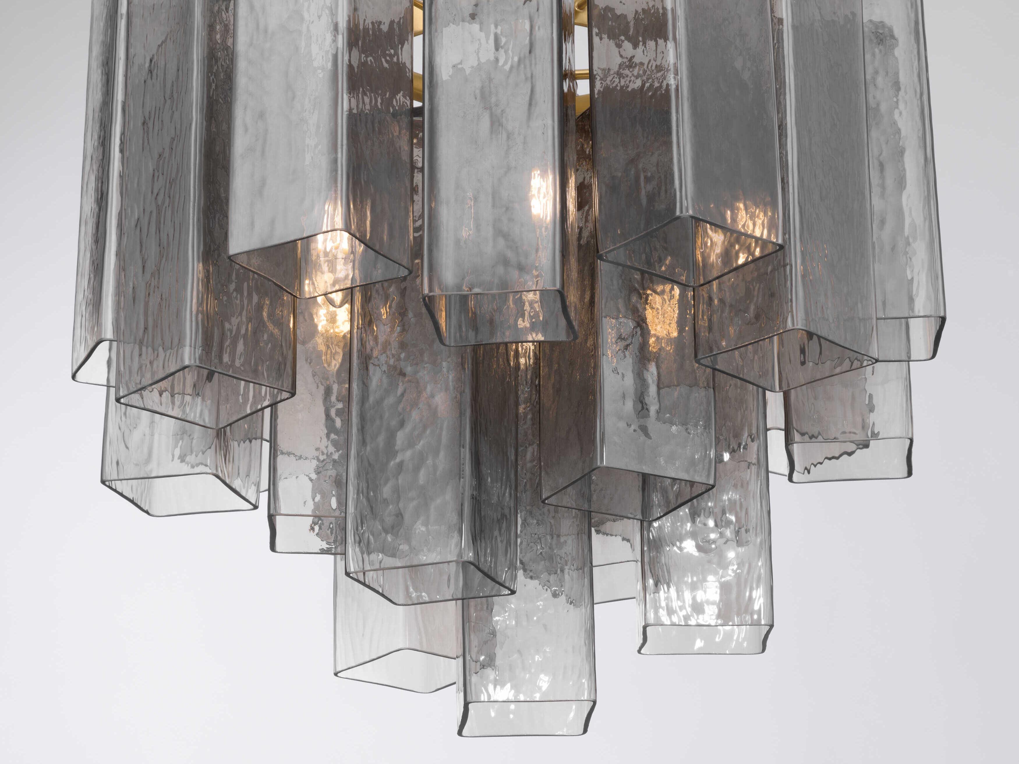 Metropolitan Torvento 6-Light Legacy Brass Globe Geometric Pendant