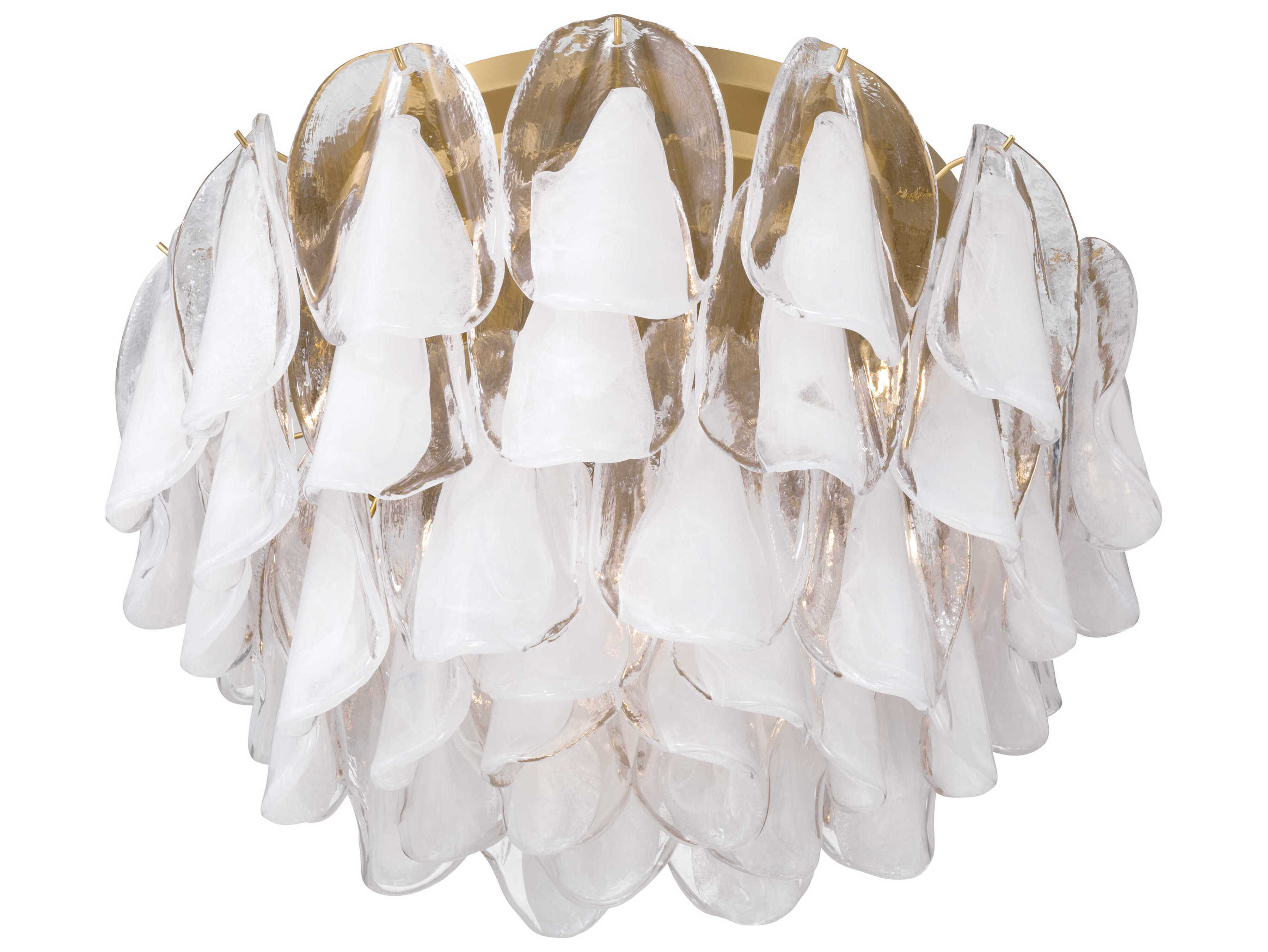 Metropolitan Verla Crest 6-Light Legacy Brass Flush Mount