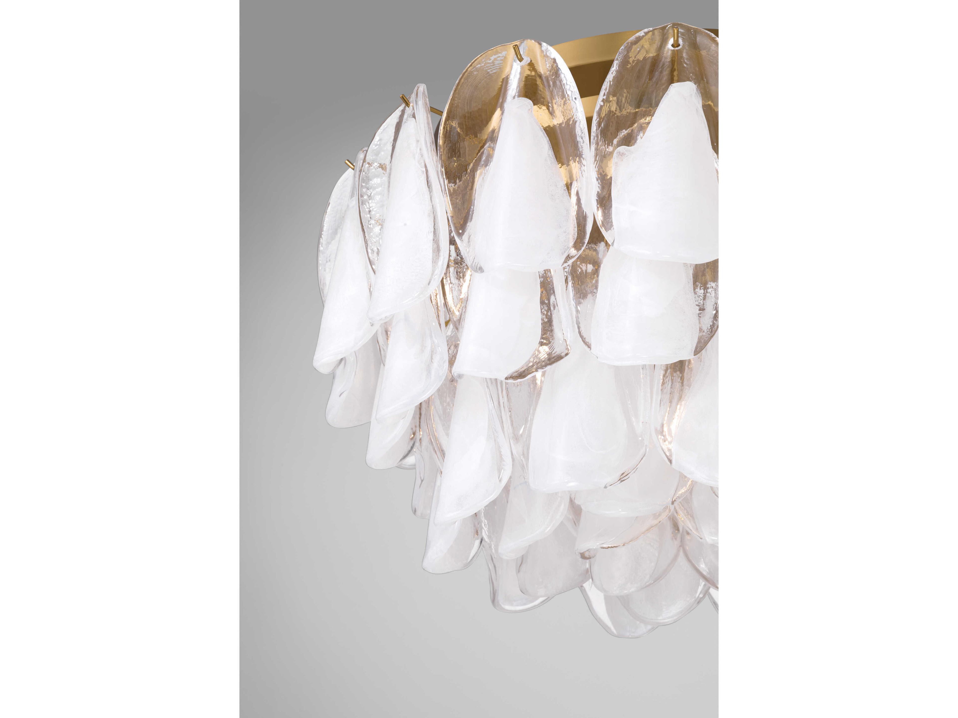 Metropolitan Verla Crest 6-Light Legacy Brass Flush Mount