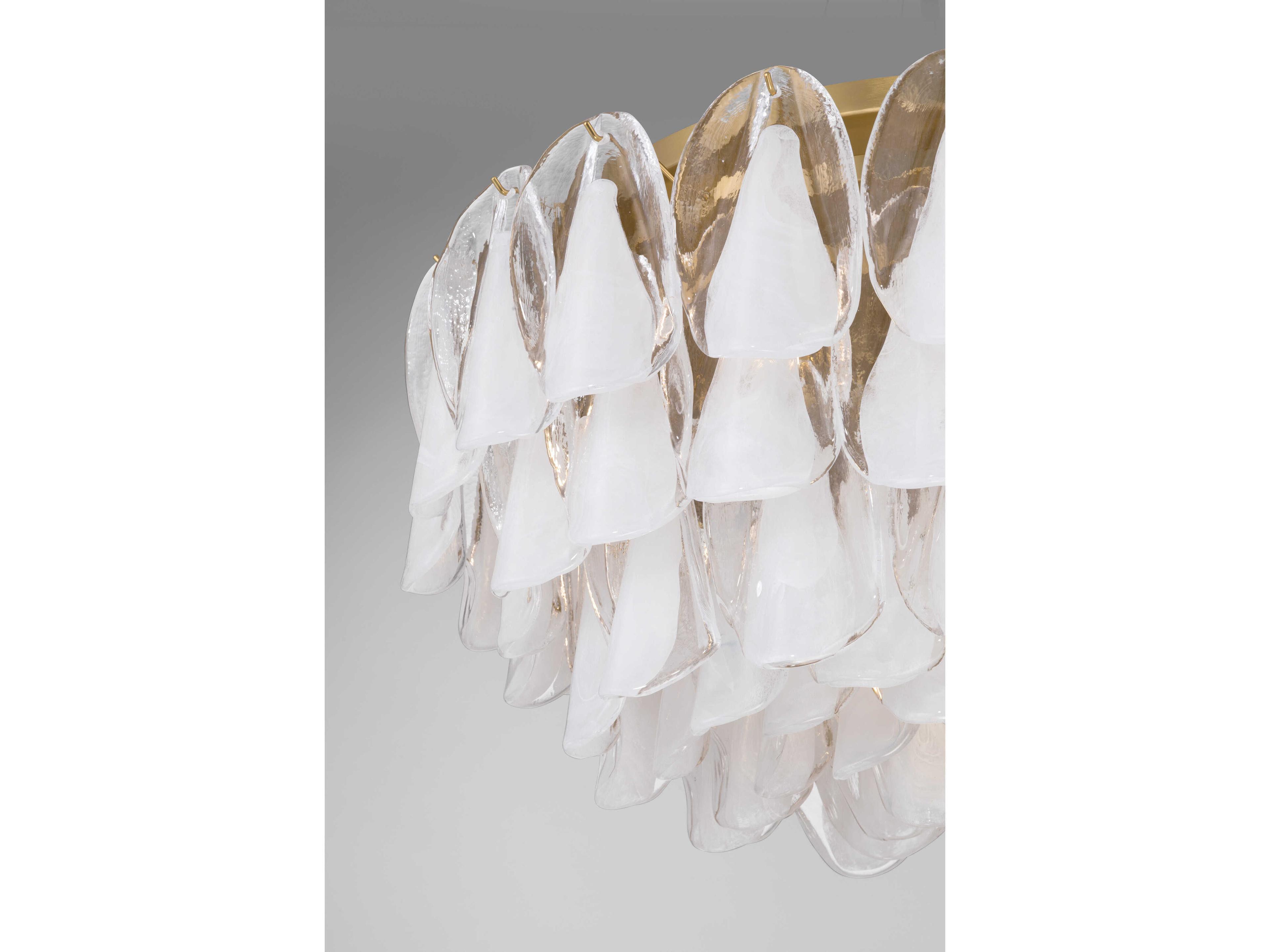 Metropolitan Verla Crest 11-Light Legacy Brass Flush Mount