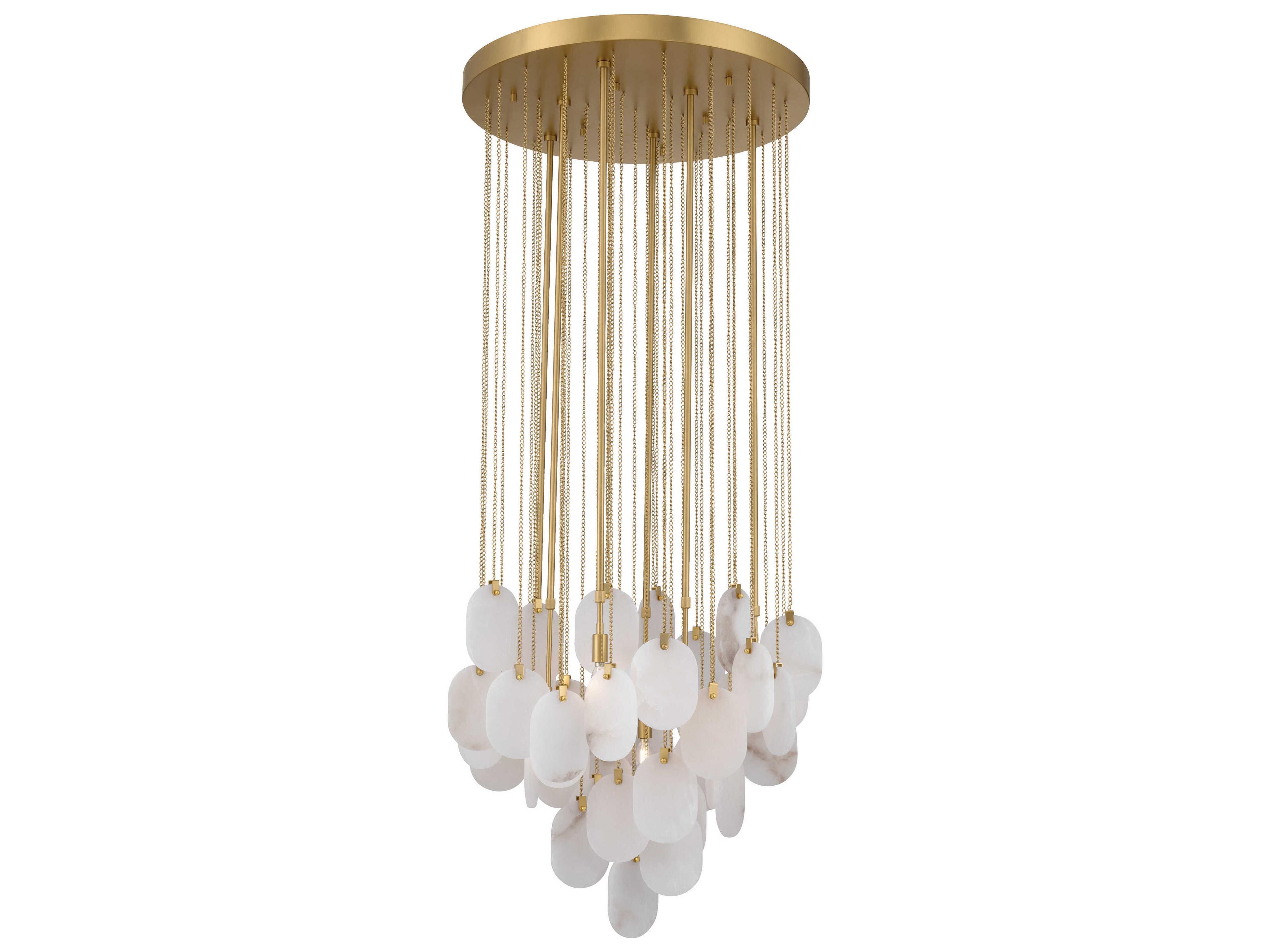 Metropolitan Velisse 6-Light Legacy Brass Pendant