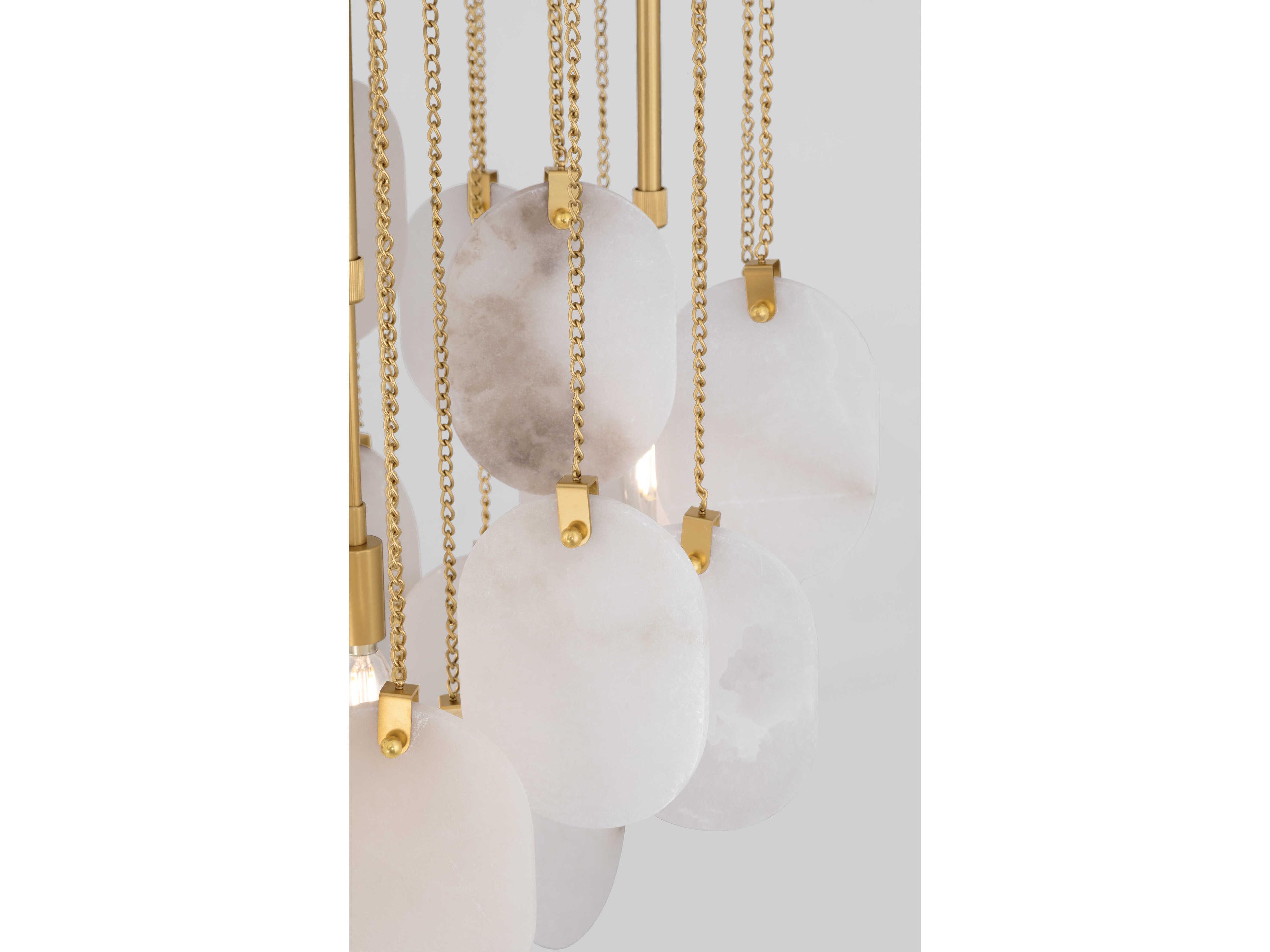 Metropolitan Velisse 6-Light Legacy Brass Pendant