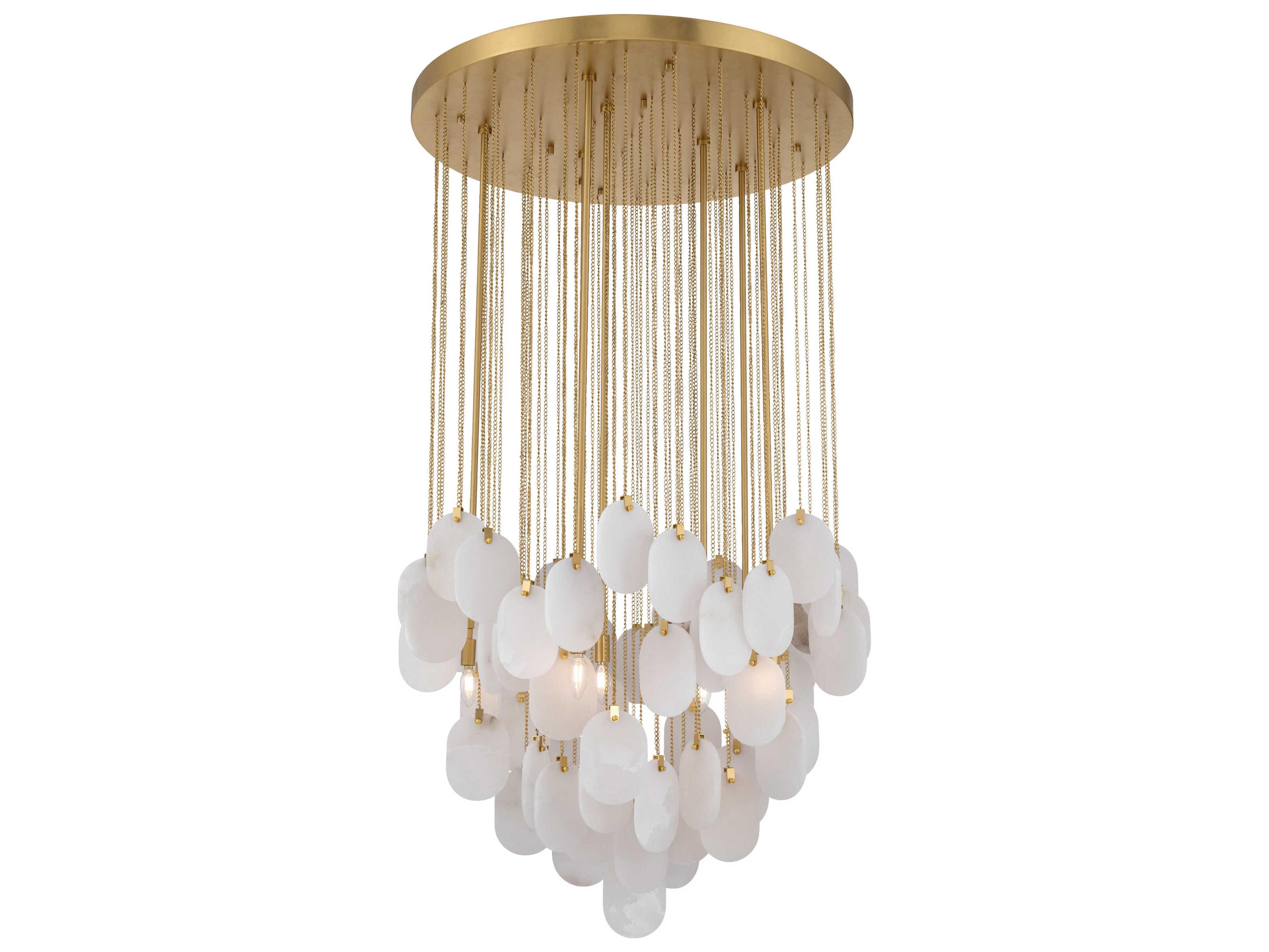 Metropolitan Velisse 8-Light Legacy Brass Pendant