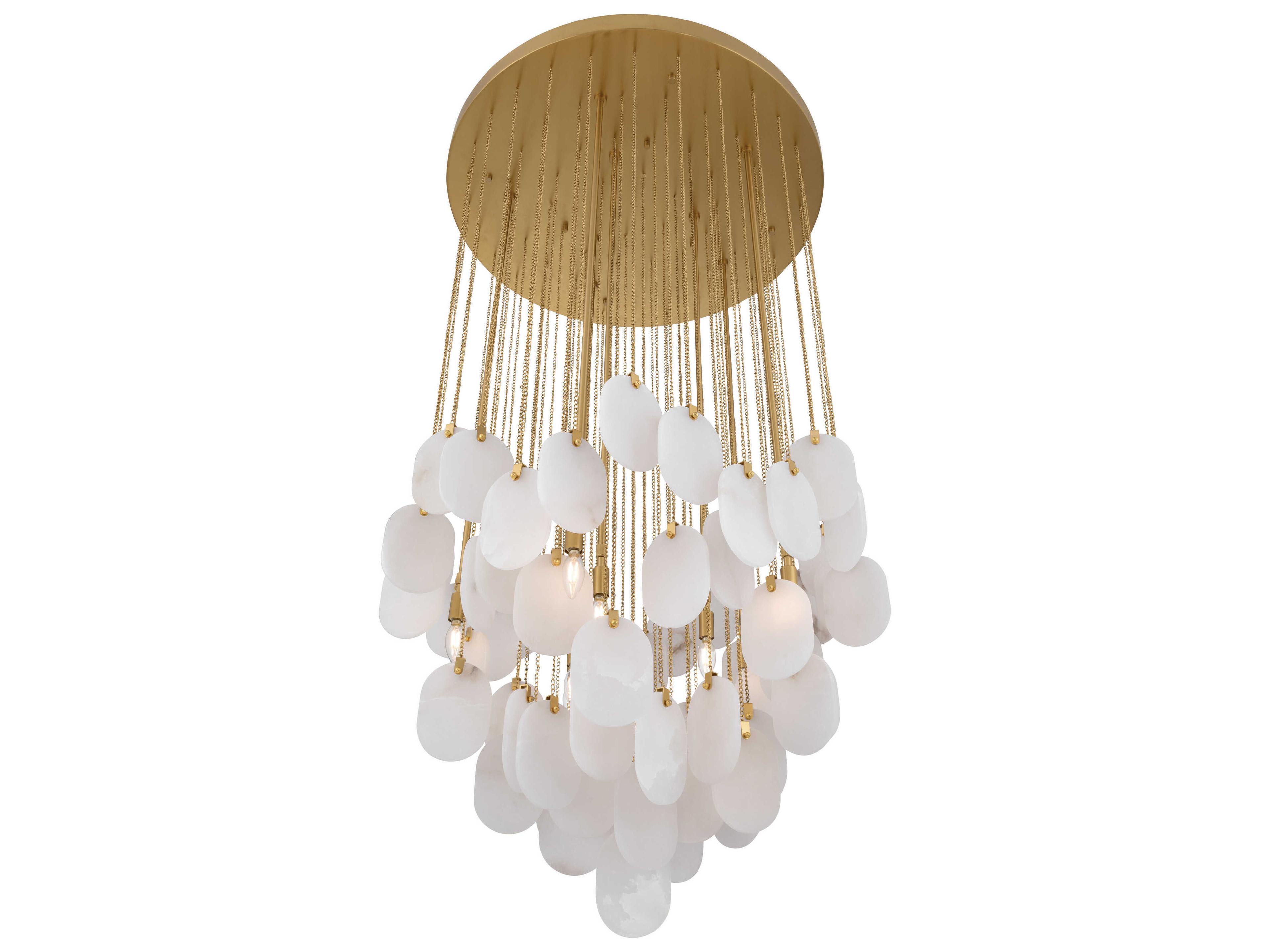 Metropolitan Velisse 8-Light Legacy Brass Pendant