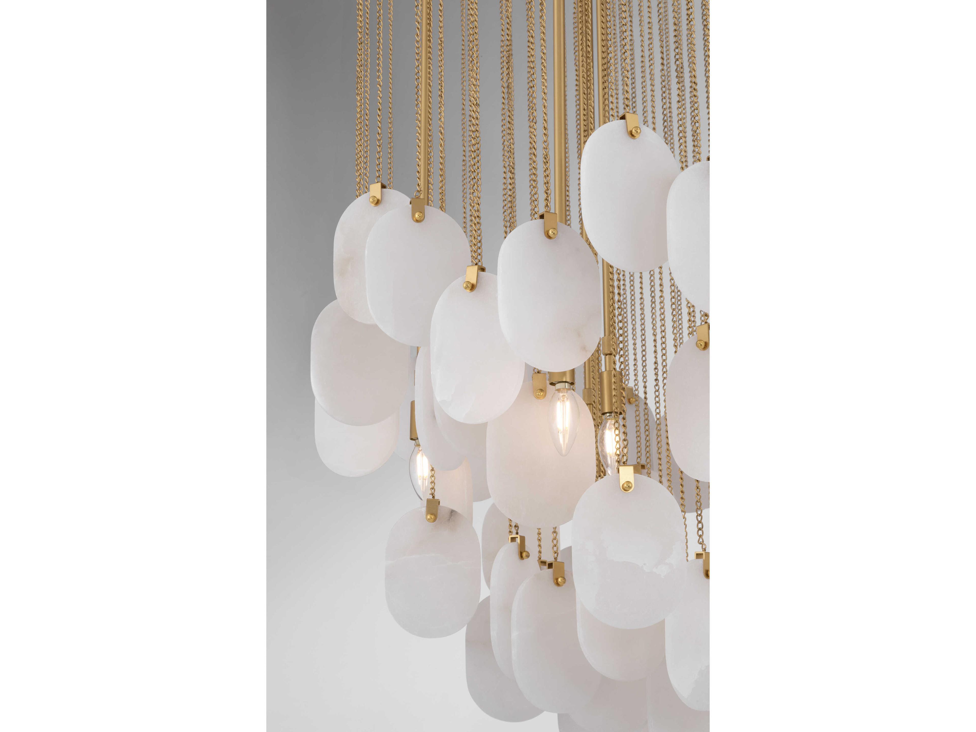 Metropolitan Velisse 8-Light Legacy Brass Pendant