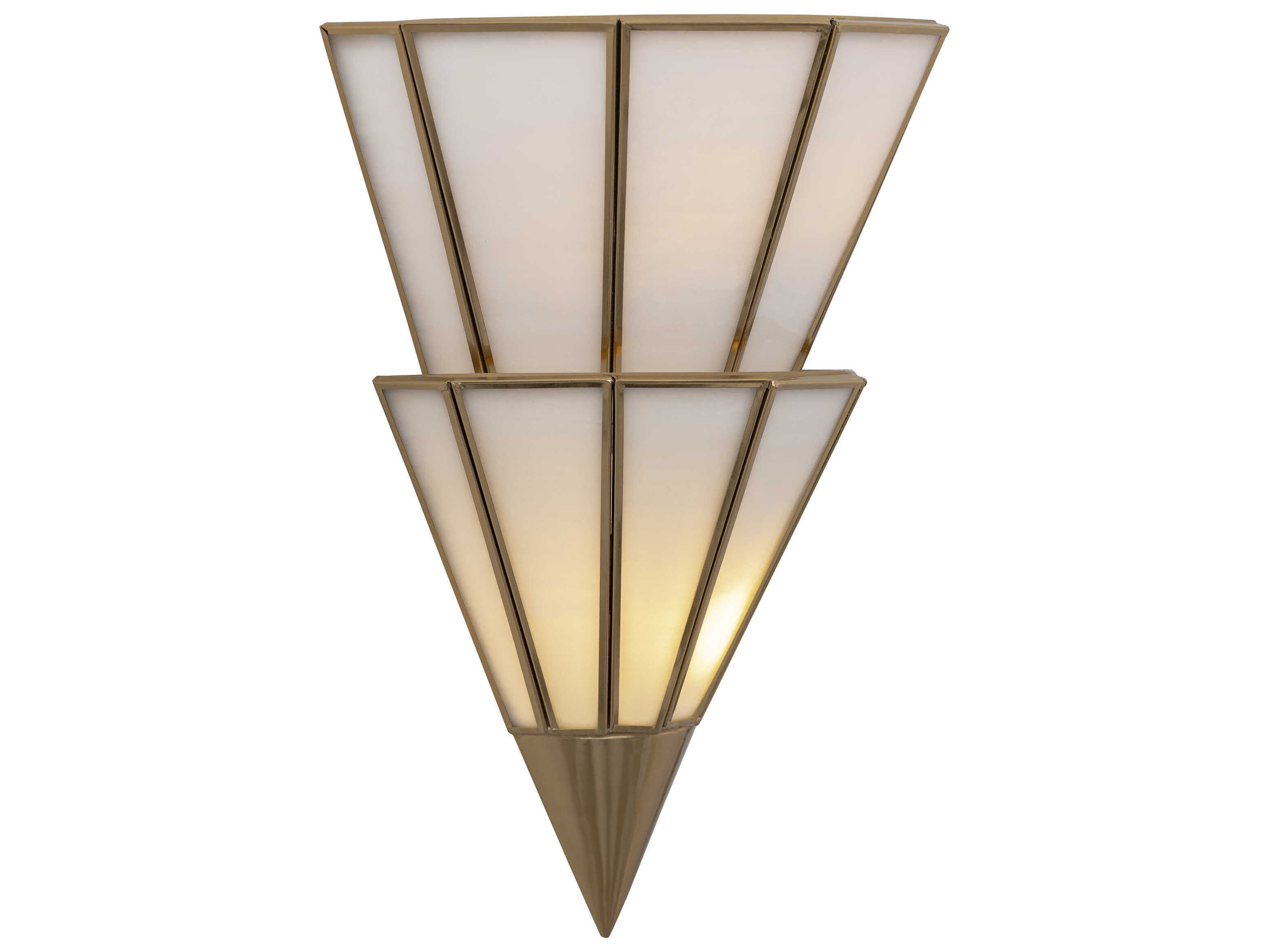 Metropolitan Jaxen 2-Light Legacy Brass Wall Sconce