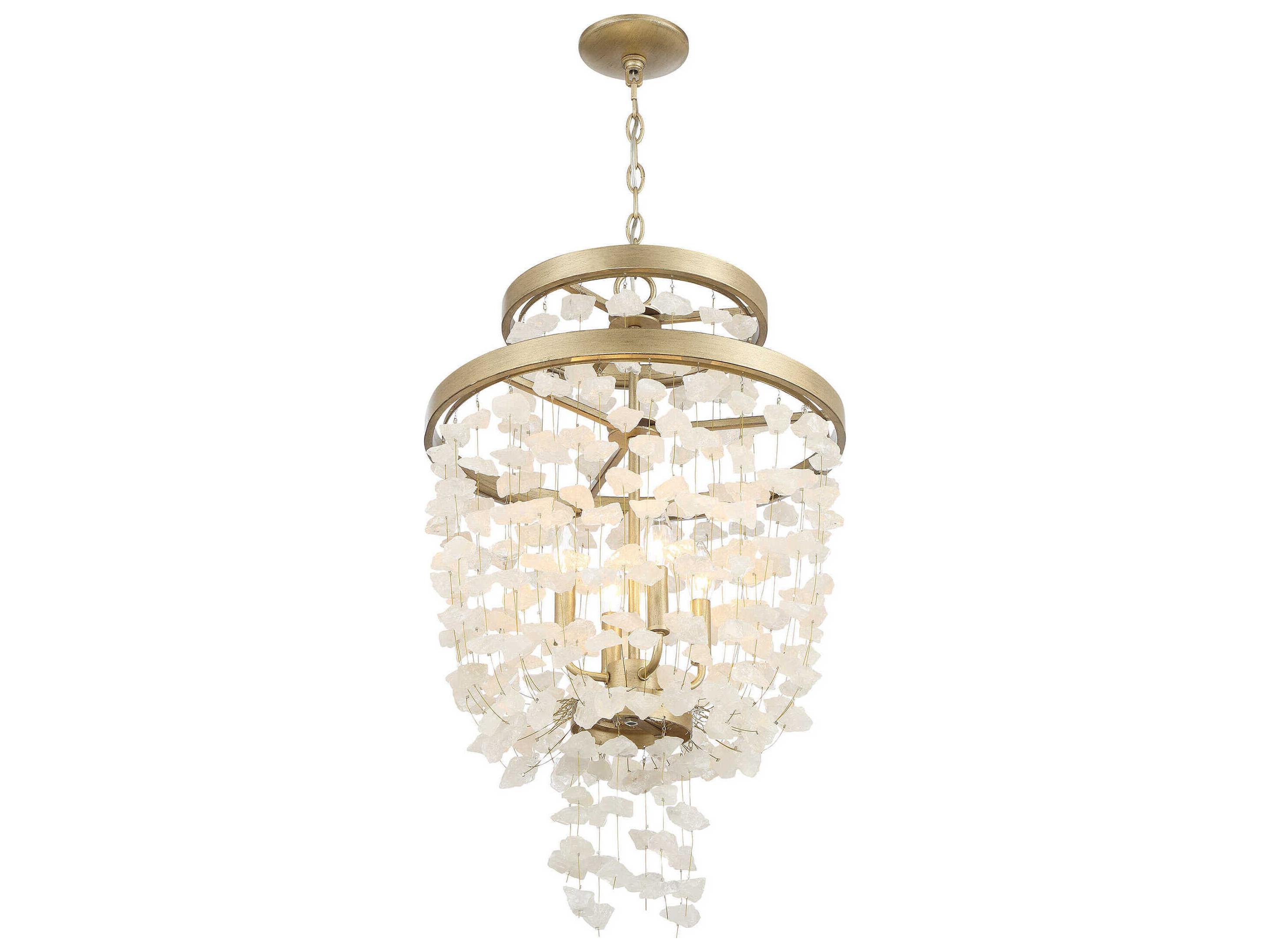 Metropolitan Stonybrook 4-Light Havana Gold Pendant
