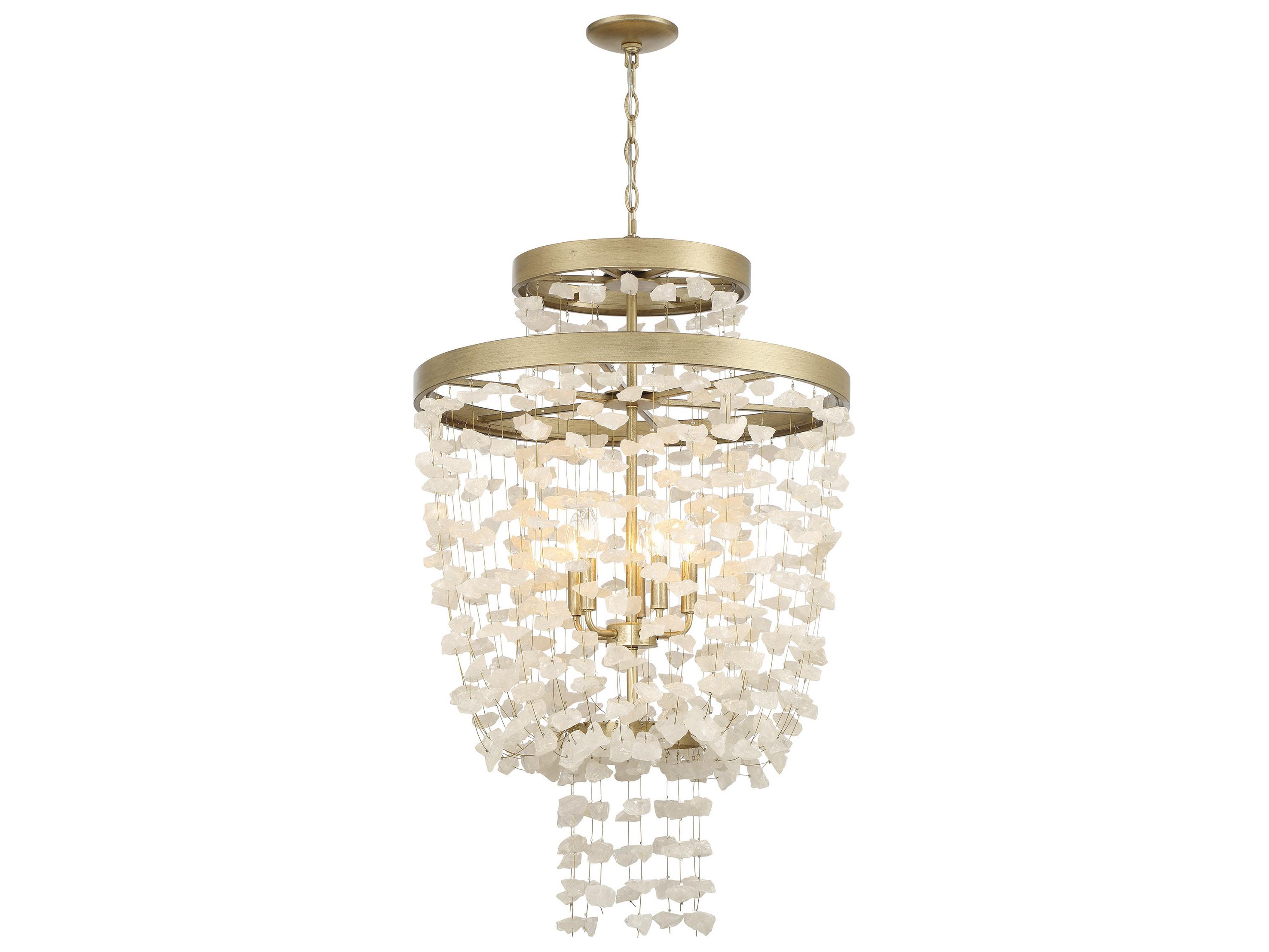 Metropolitan Stonybrook 5-Light Havana Gold Pendant