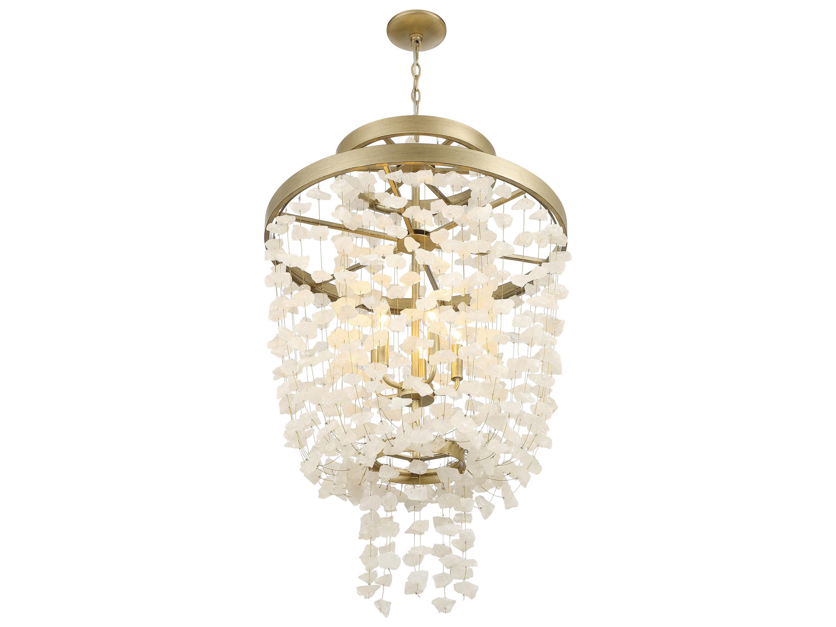 Metropolitan Stonybrook 5-Light Havana Gold Pendant