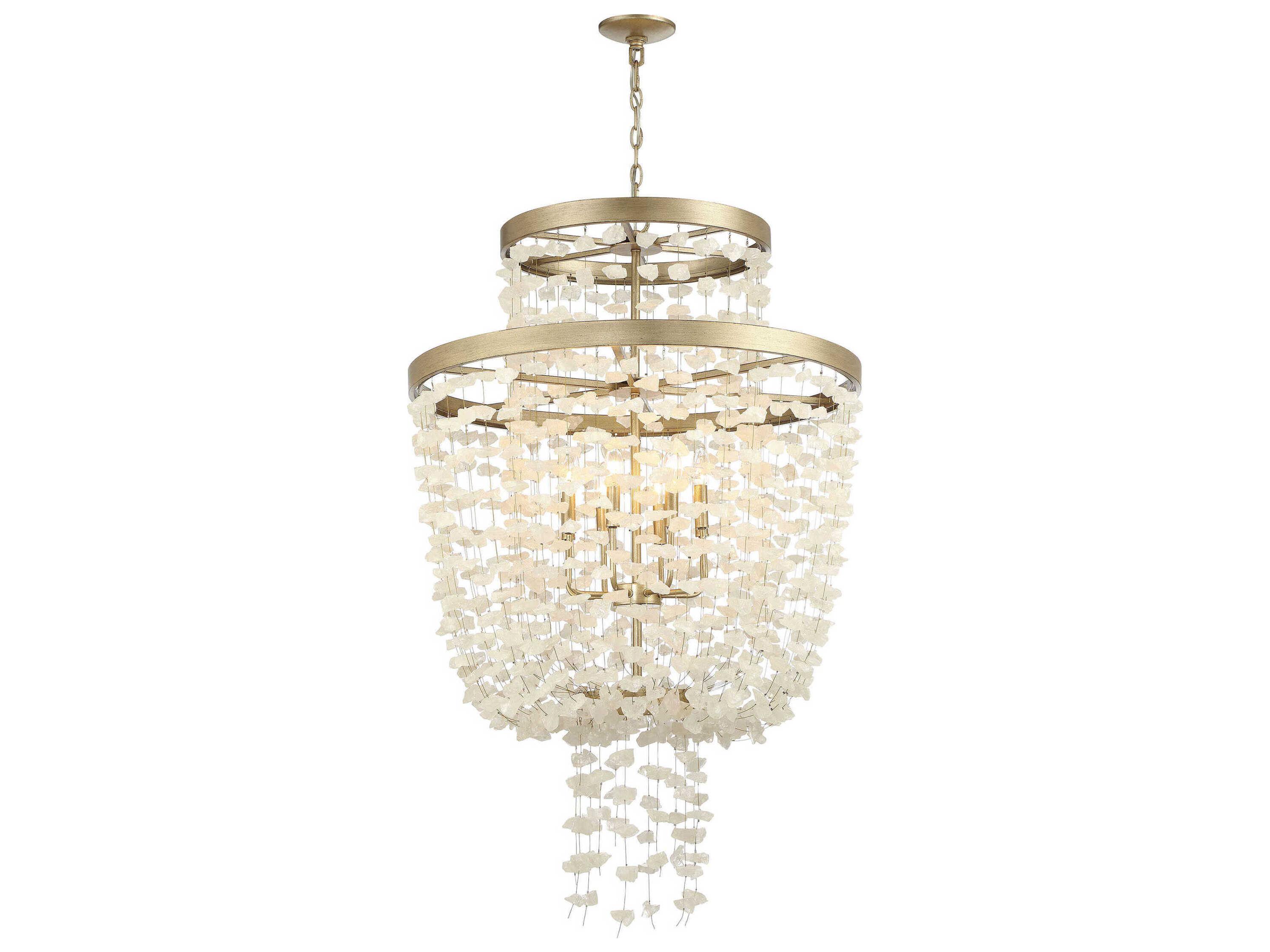 Metropolitan Stonybrook 8-Light Havana Gold Pendant