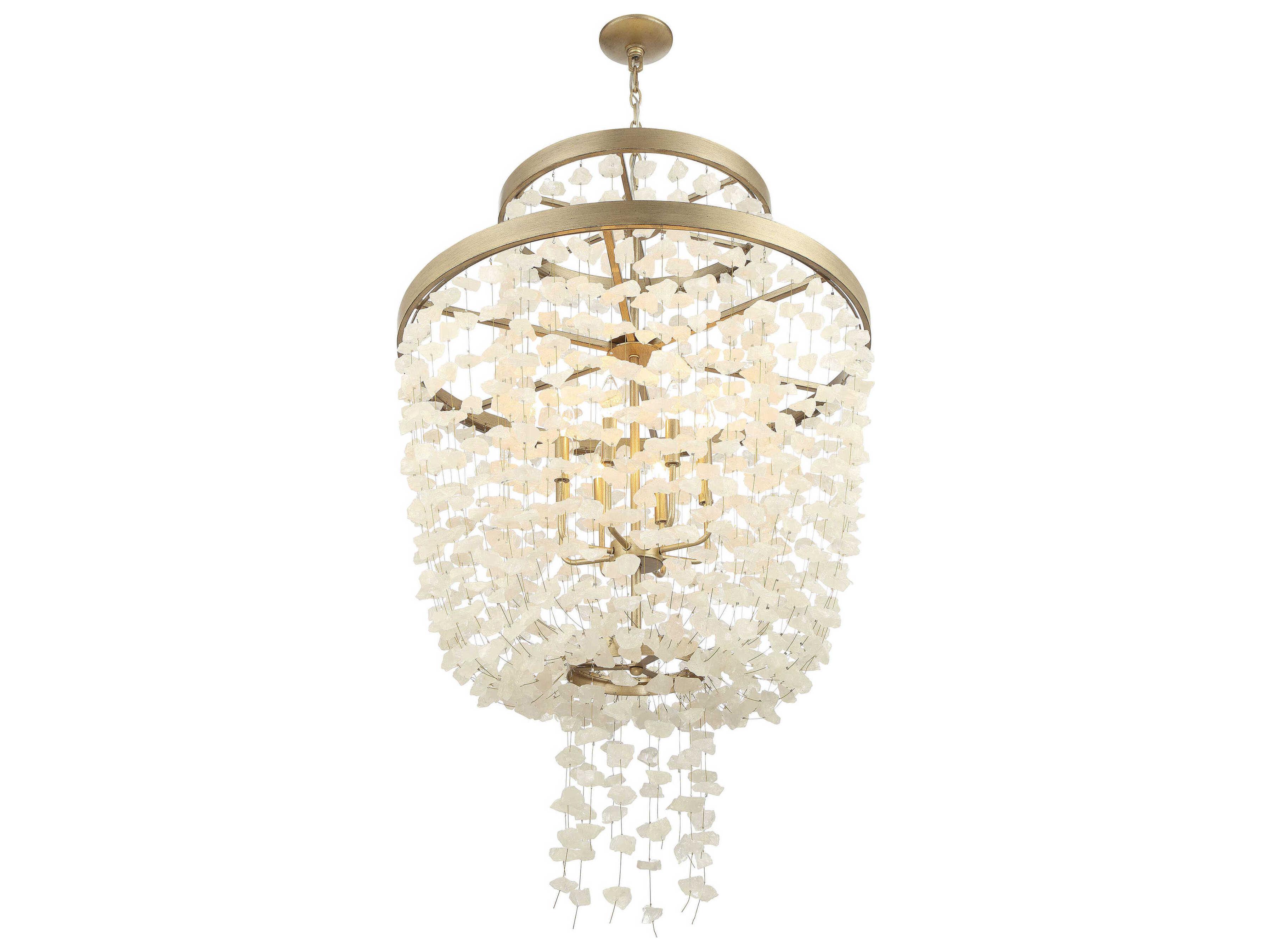 Metropolitan Stonybrook 8-Light Havana Gold Pendant