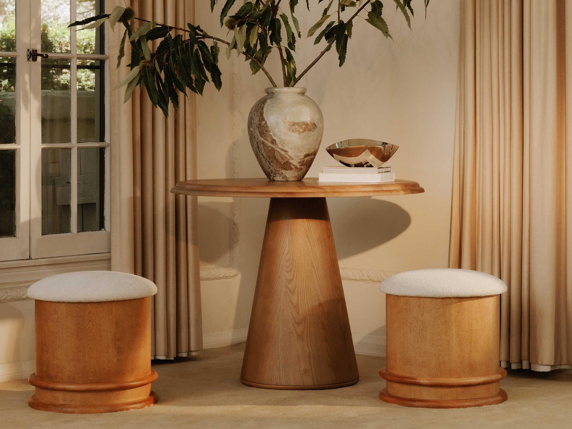 Moe's Home Tutto Ash Wood Dining Room Set