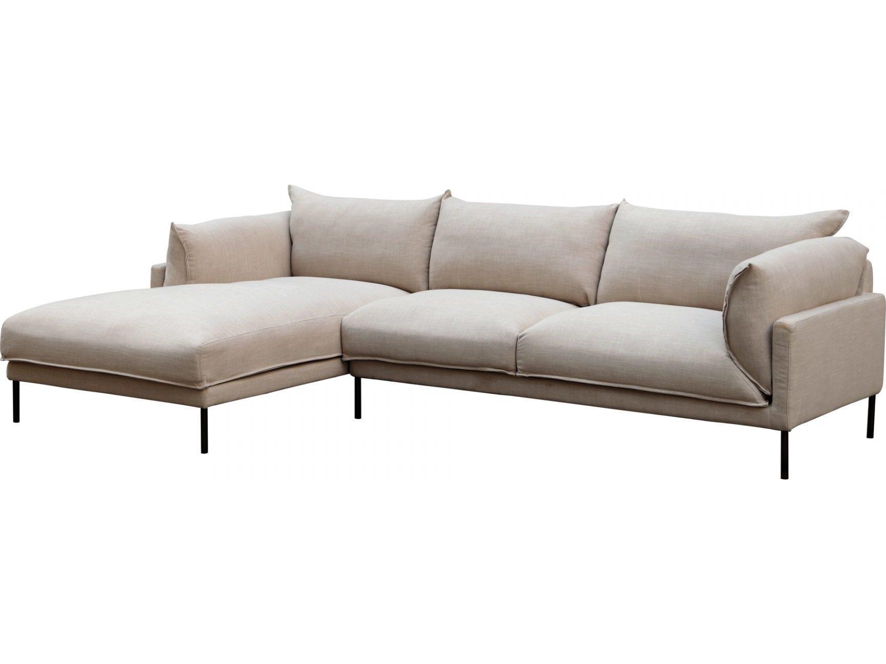 Moe's Home Brown Upholstered Sectional Sofa