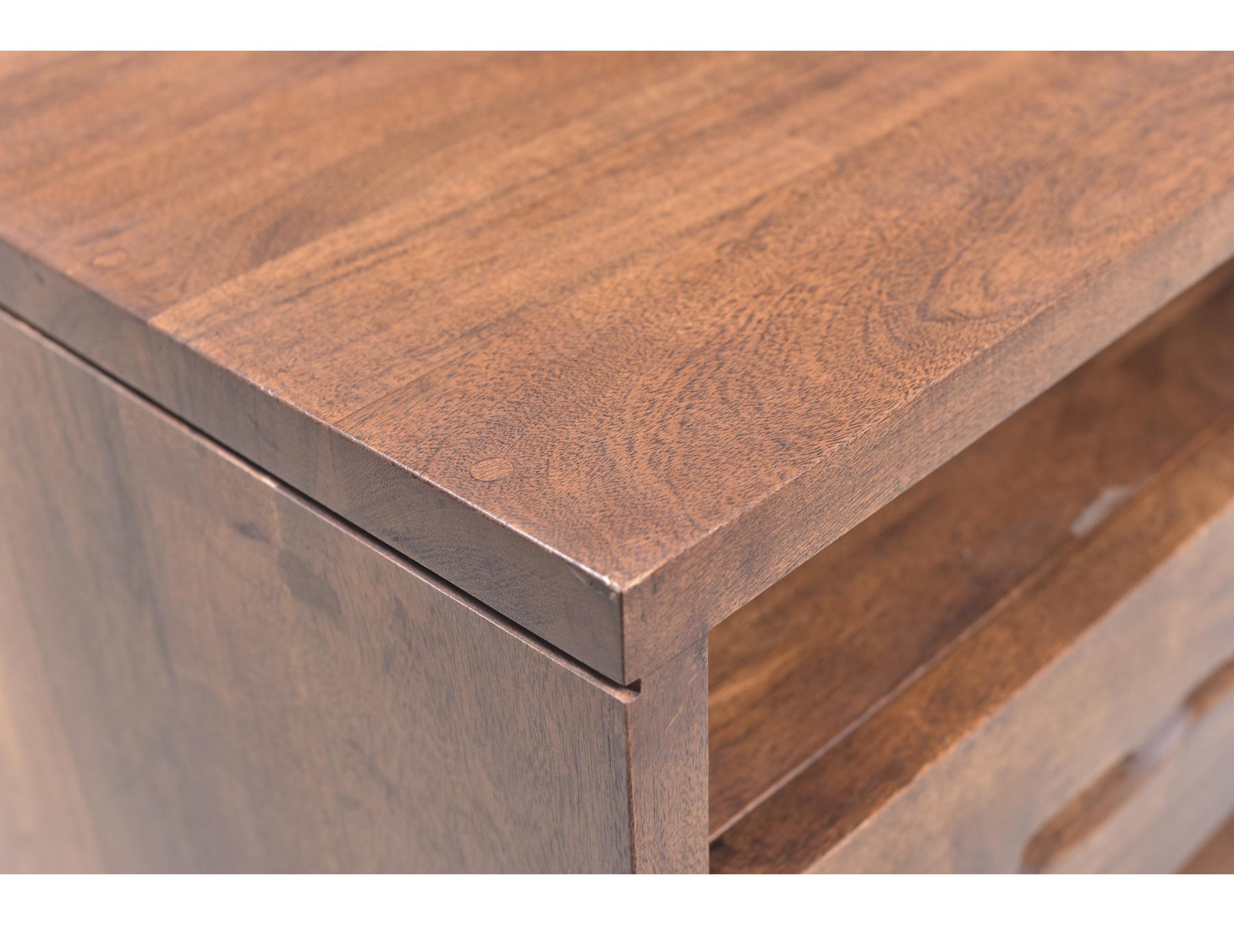 Moe's Home Madagascar 1-Drawer Acacia Wood Nightstand