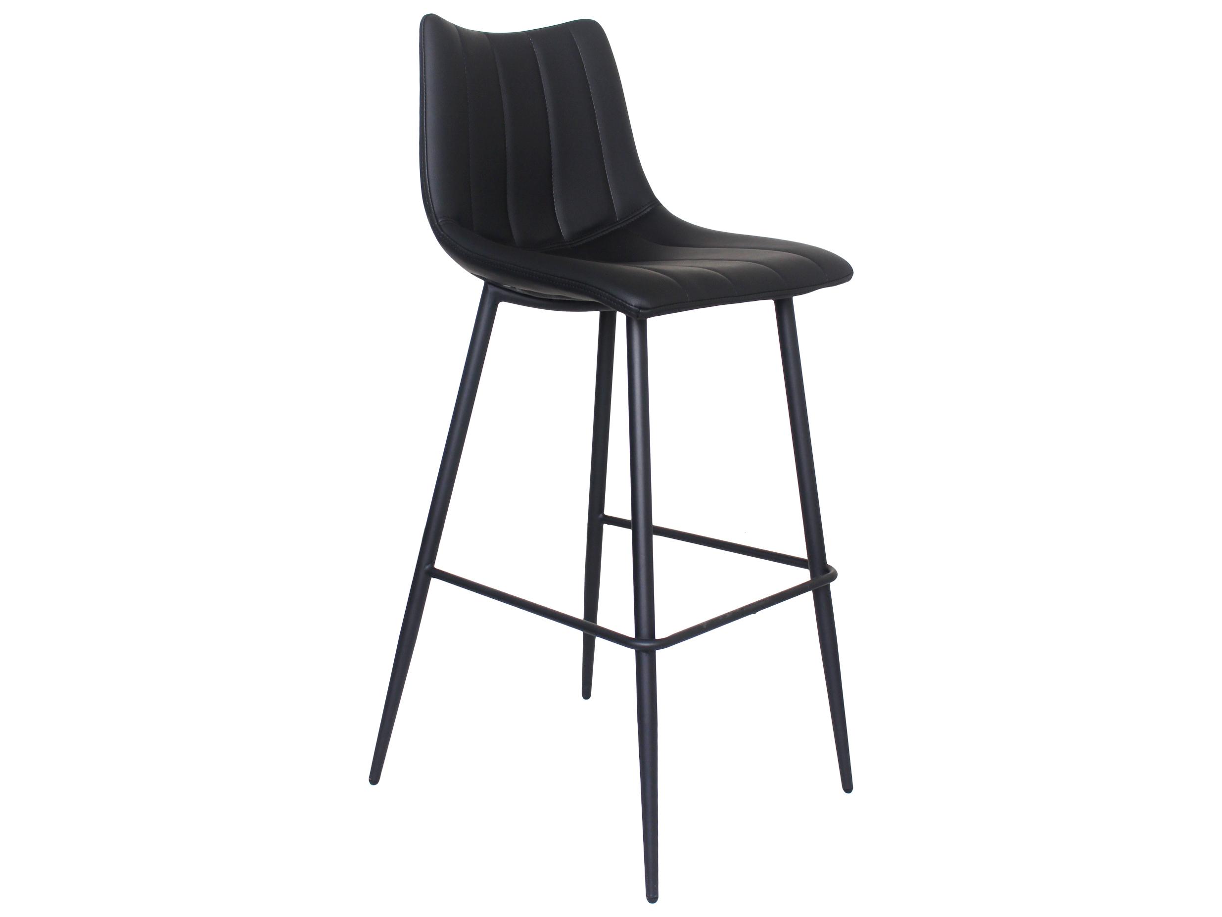 Moe's Home Alibi Ply Wood Black Bar Stool - Set of Two