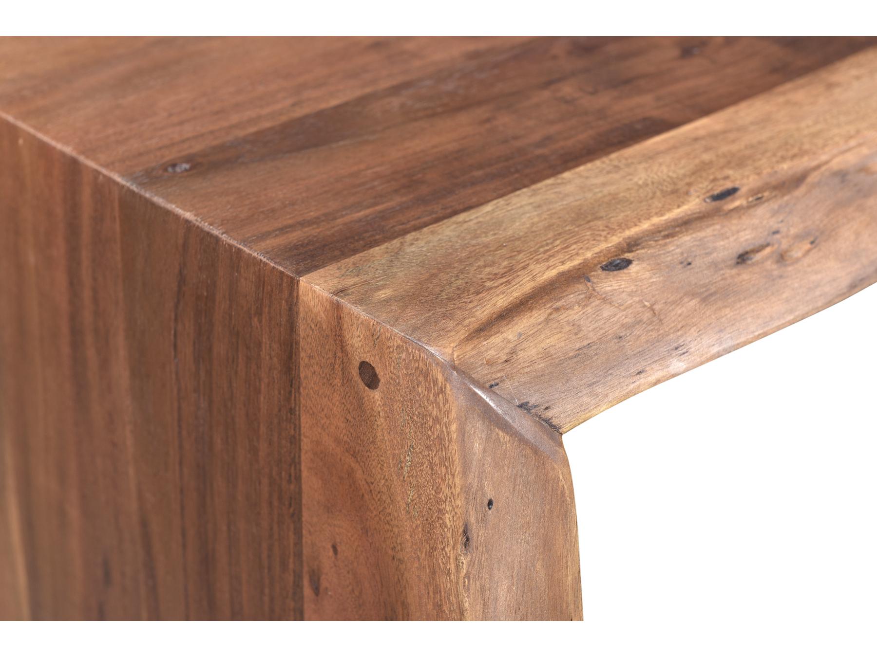 Moe's Home Tyrell Rectangular Wood Smoked Coffee Table