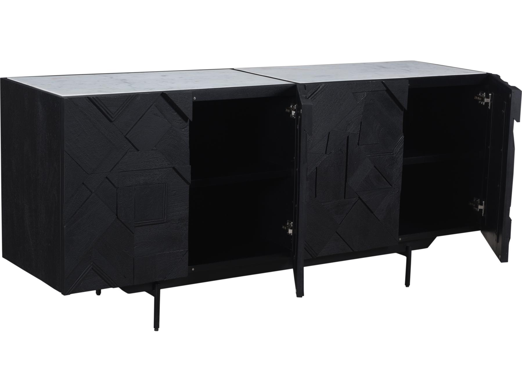 Moe's Home Kattan 72" Sideboard Black